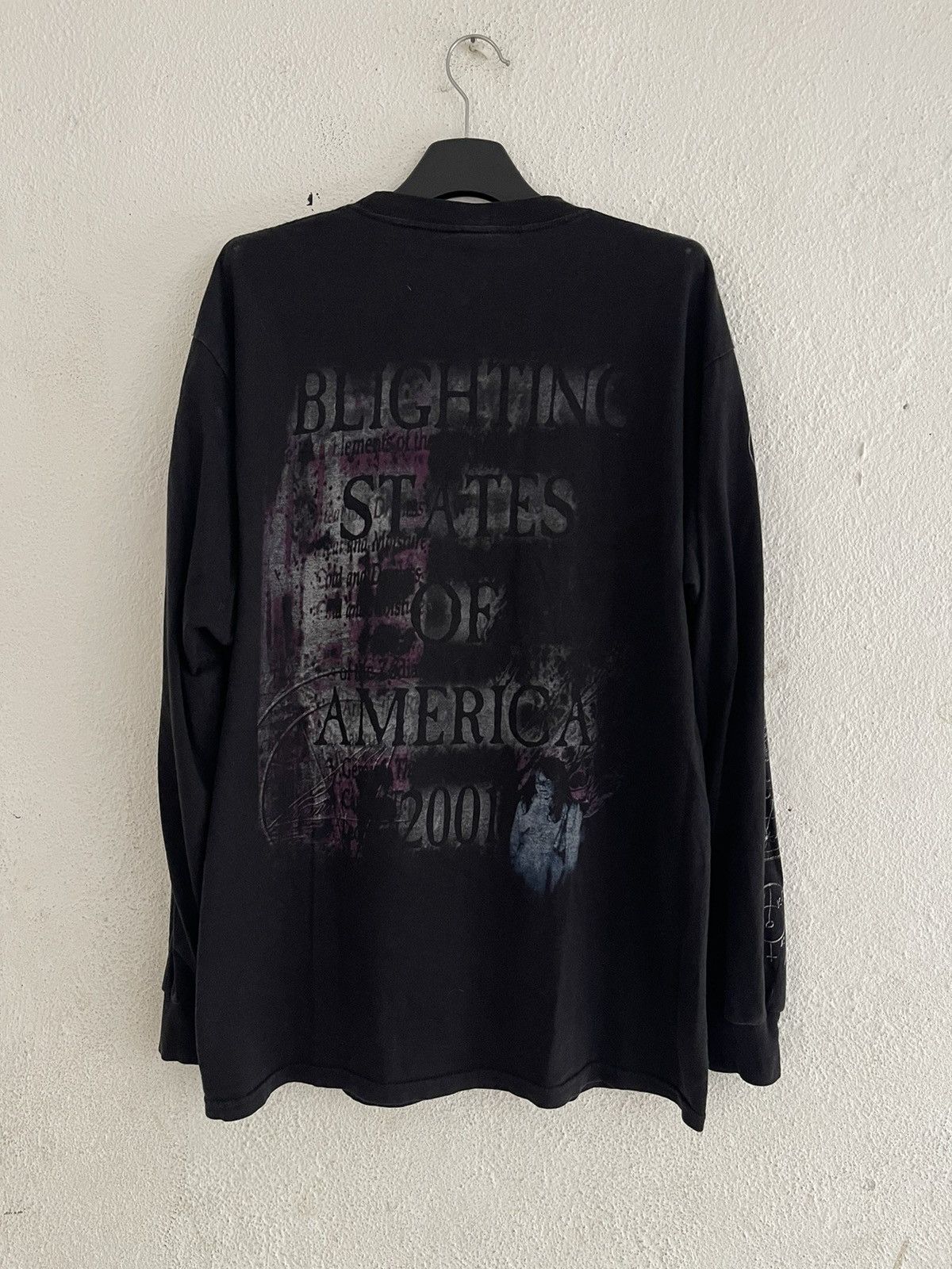 Band Tees Vintage Y2K 2001 Cradle of Filth Blighting States LongSleeve Size US L / EU 52-54 / 3 - 2 Thumbnail