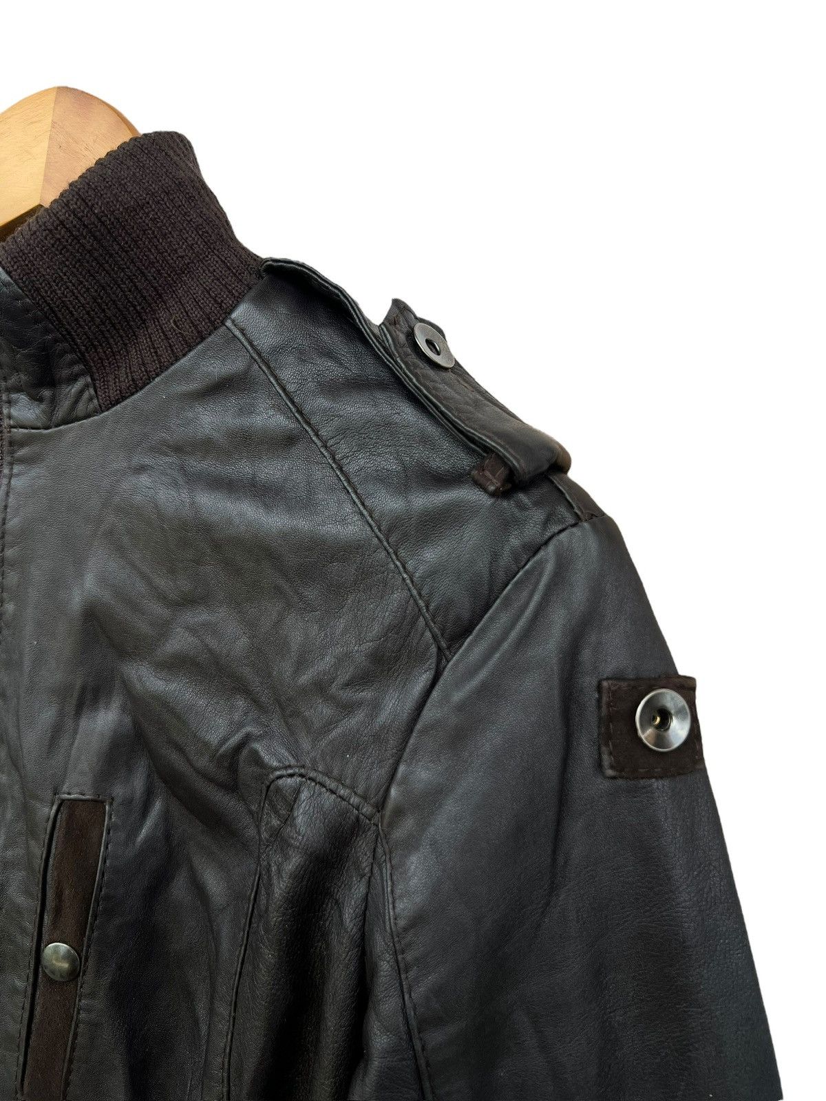 Japanese Brand Maurizio Italy Bondage Biker Leather Racing Jacket Size US S / EU 44-46 / 1 - 8 Thumbnail
