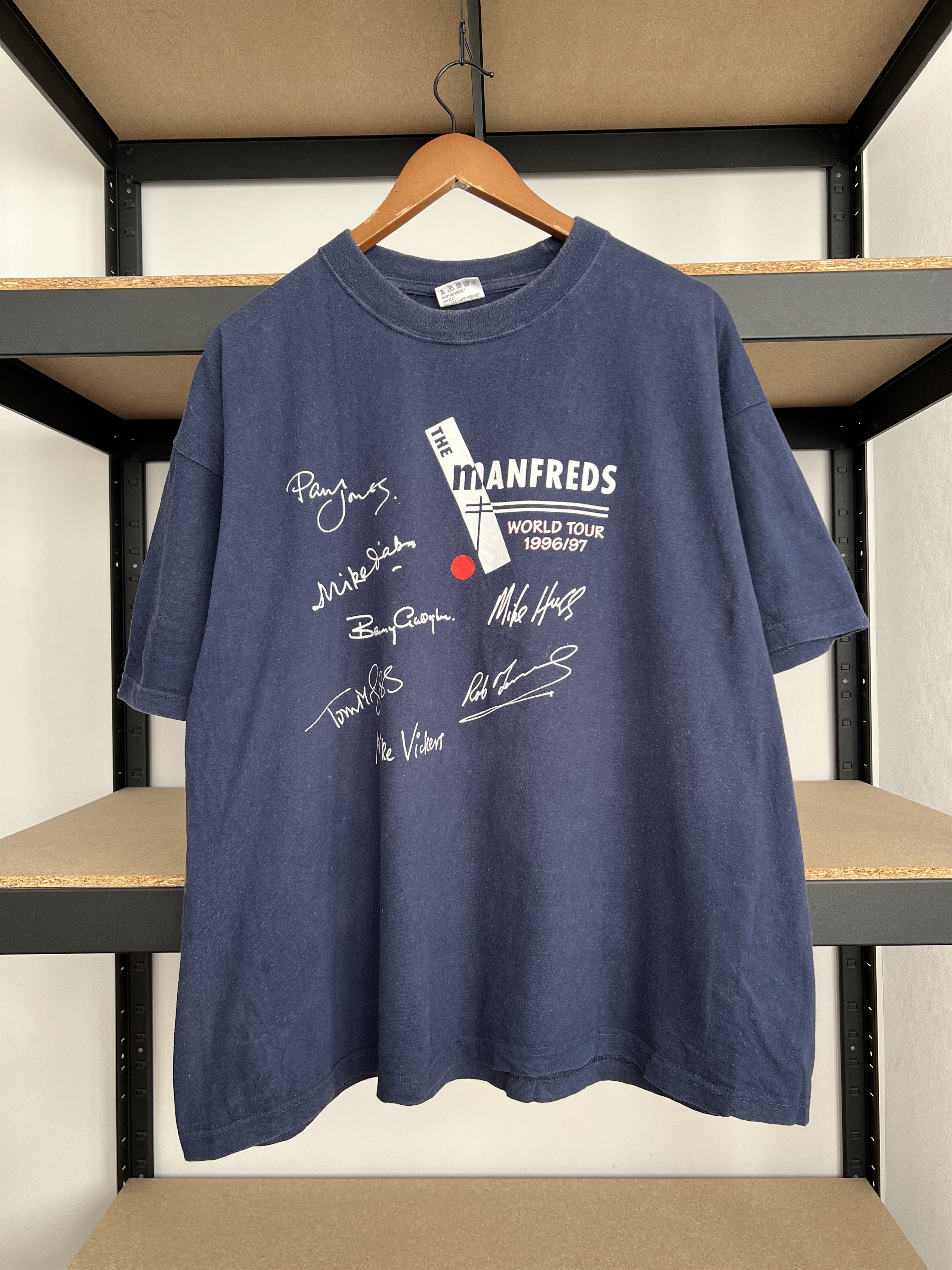 Band Tees Vintage 90s The Manfreds World Tour 1996/1997 Pop Band Tee Size US XL / EU 56 / 4 - 3 Thumbnail