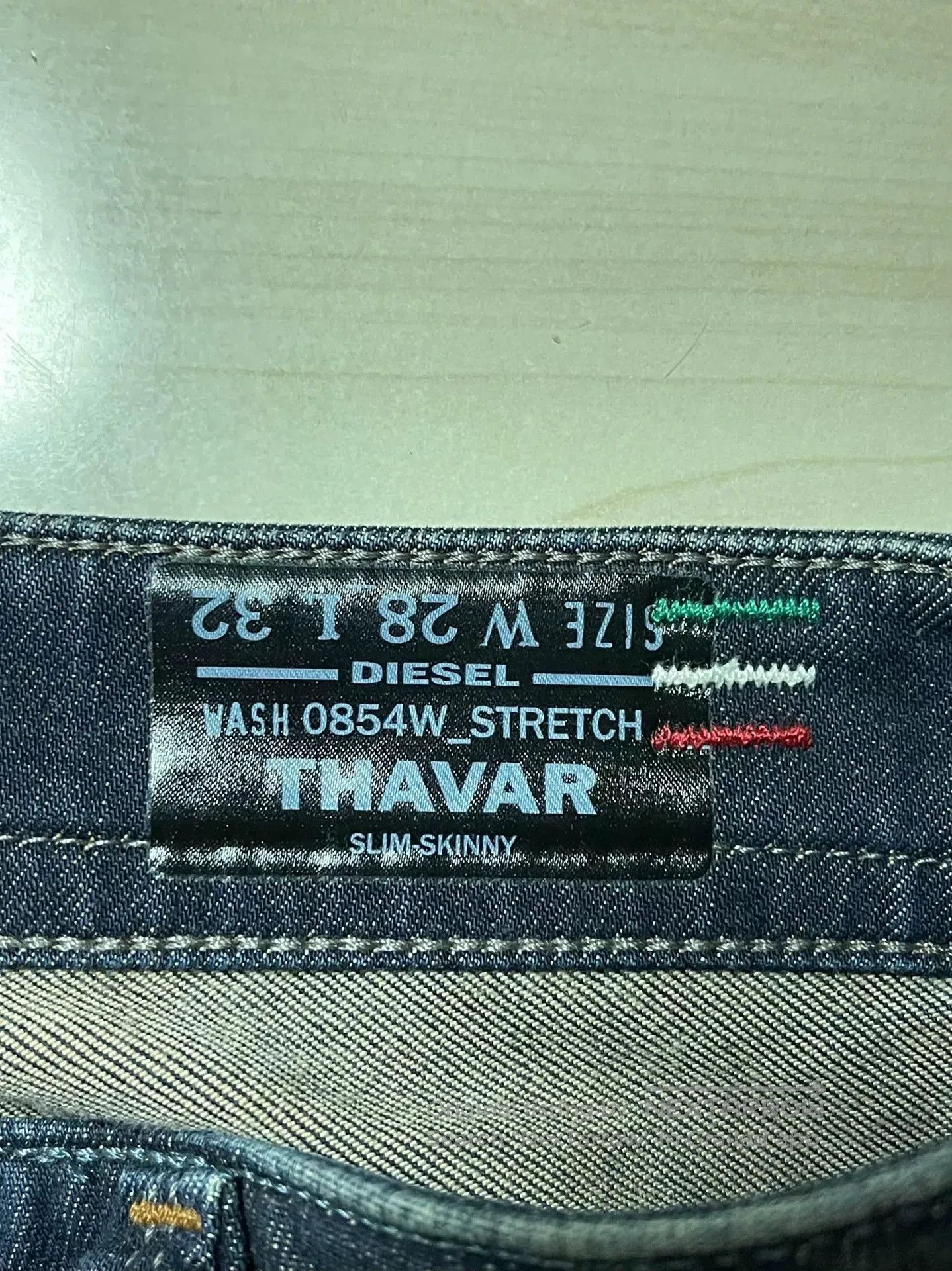 Diesel Diesel Thavar 854W Jeans for Slim Fit. Size US 28 / EU 44 - 3 Thumbnail