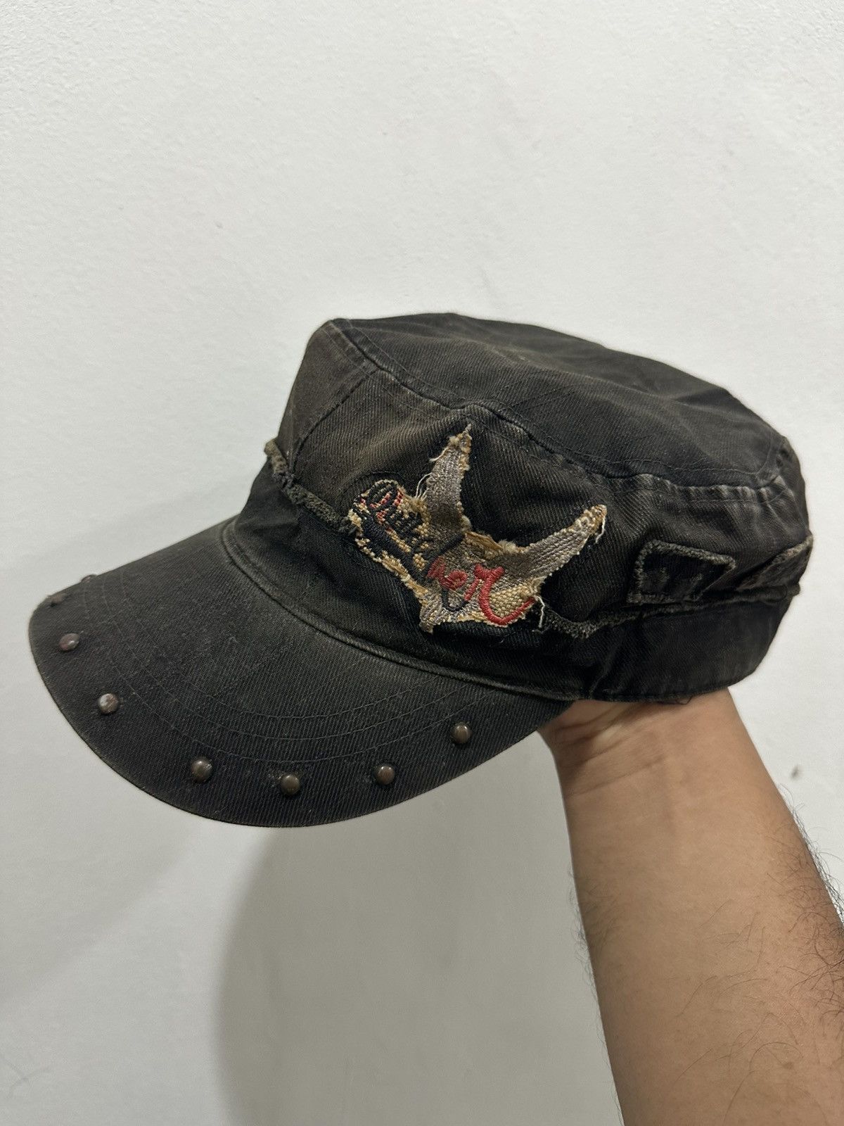 90’s Black Faded Quicksilver Punk Hat