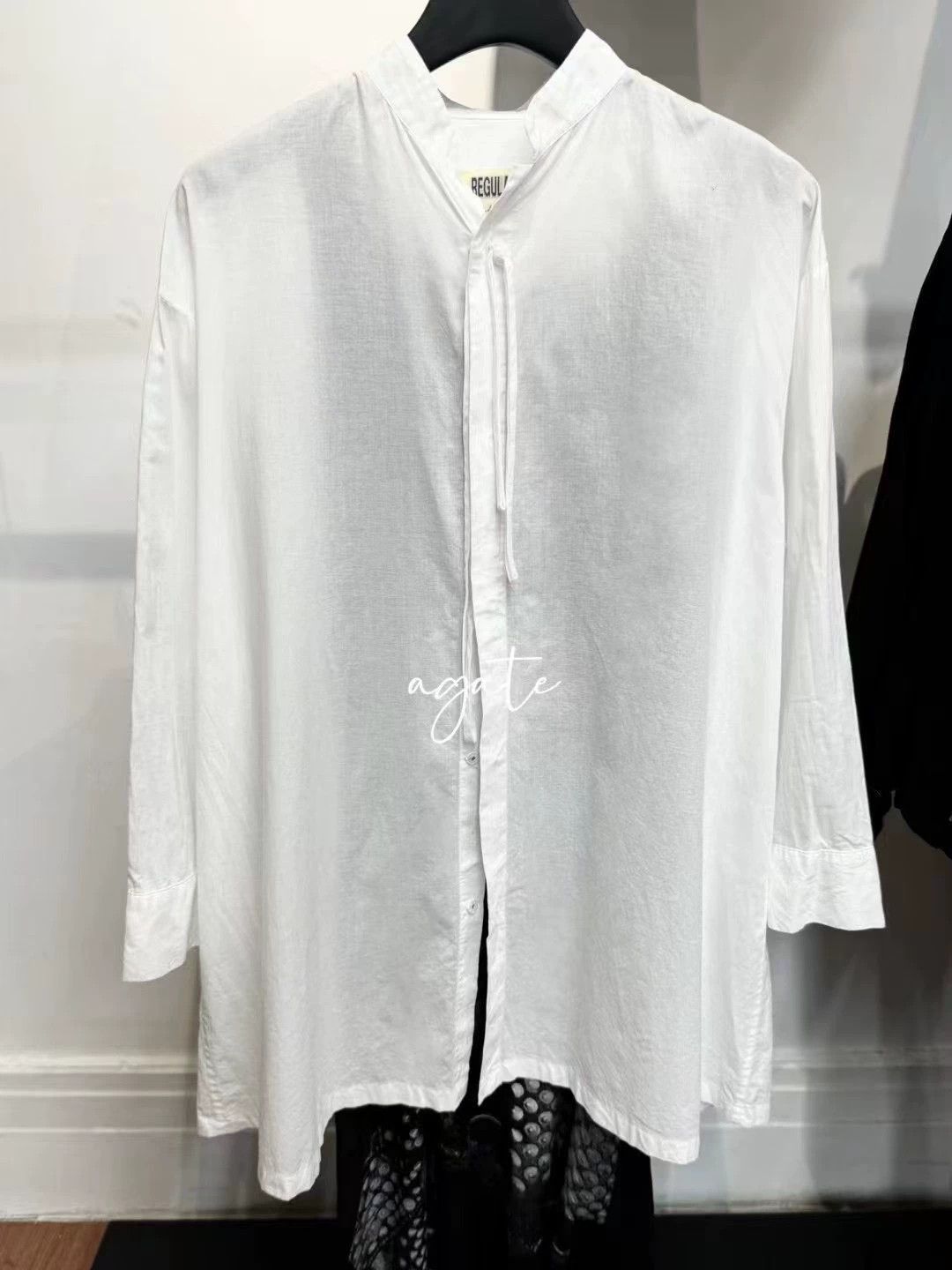 Yohji Yamamoto Yohji Bow Tie Shirt Size 1 Lightweight Breathable Summer Size S / US 4 / IT 40 - 3 Thumbnail