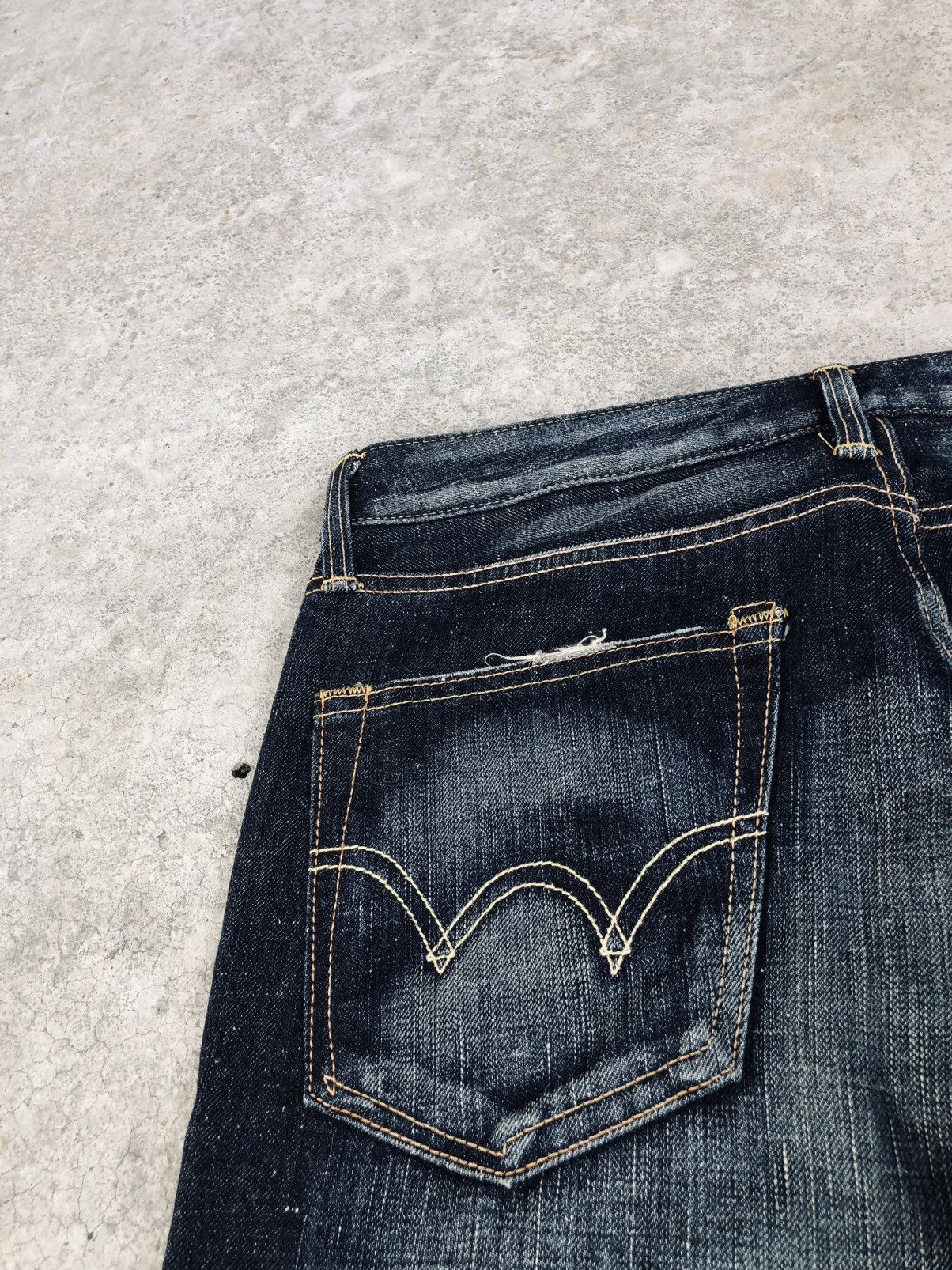 If Six Was Nine Japanese Edwin 511 R Flared Jeans Distressed Jeans Size US 31 - 15 Thumbnail