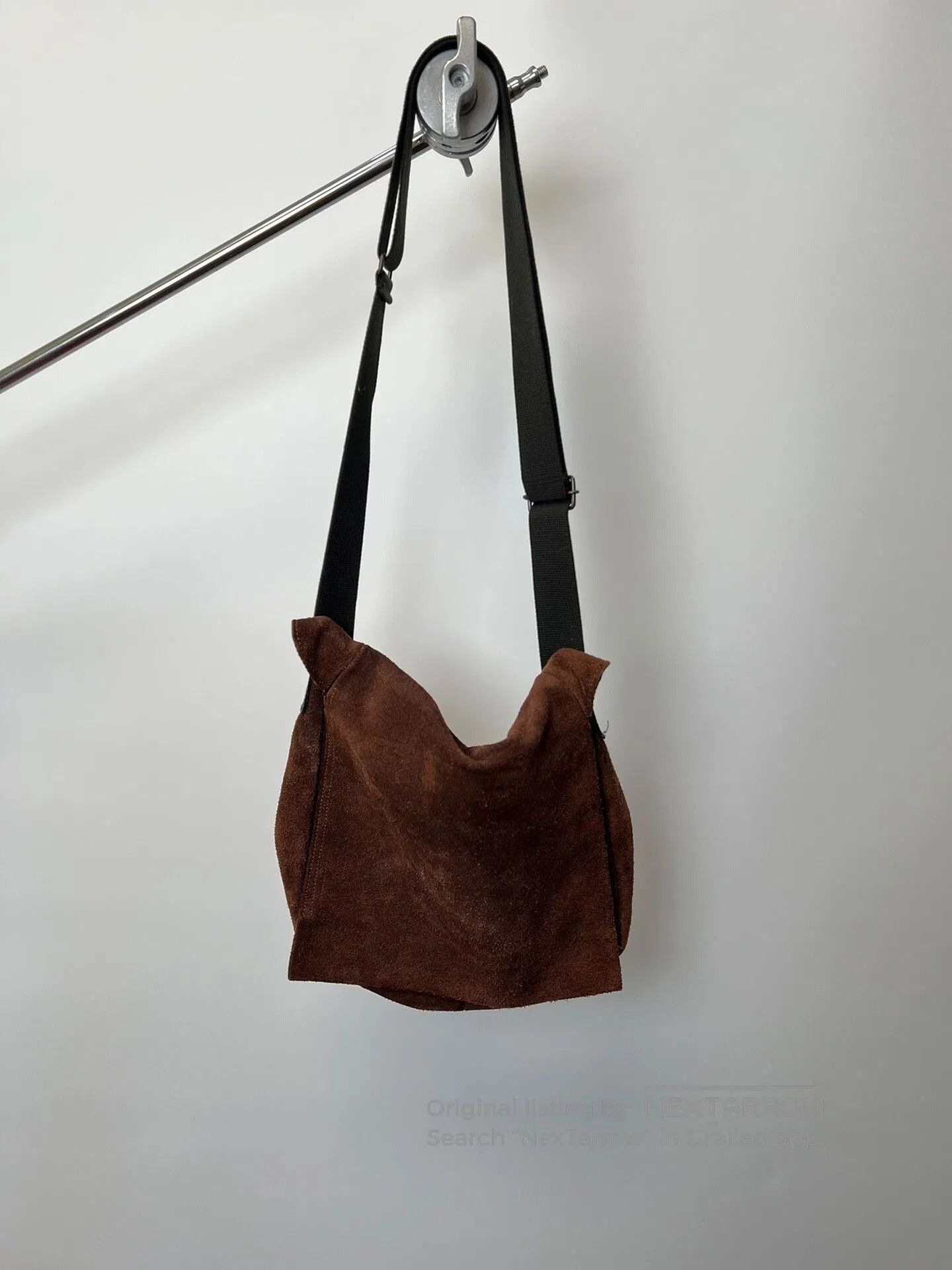 Yohji Yamamoto Yohji Yamamoto Suede Crossbody Bag. Size ONE SIZE - 1 Thumbnail