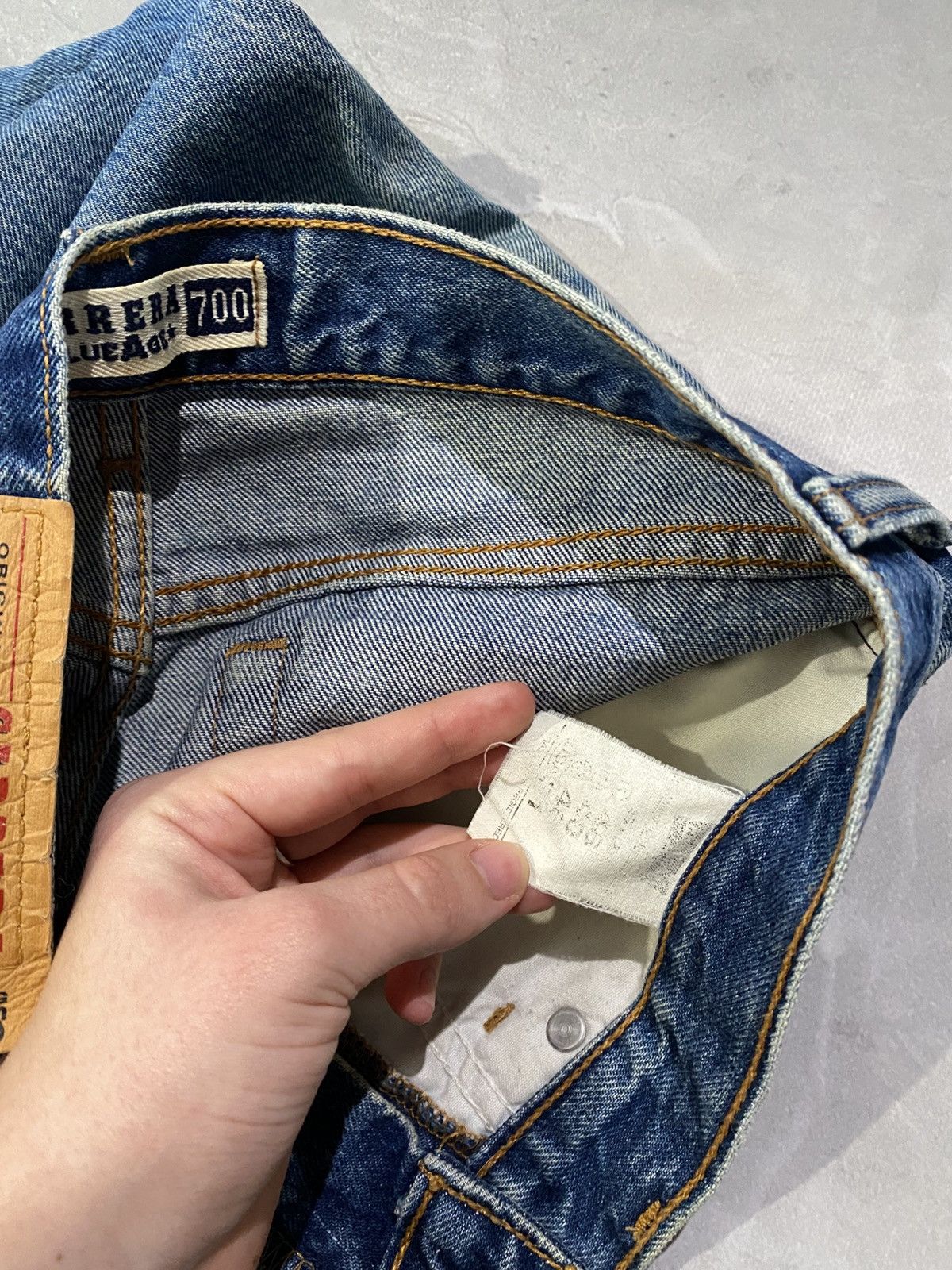 Japanese Brand Archive Ripped Washed Fresh Slim Jean / Y2K Drip Japan Size US 31 - 11 Thumbnail