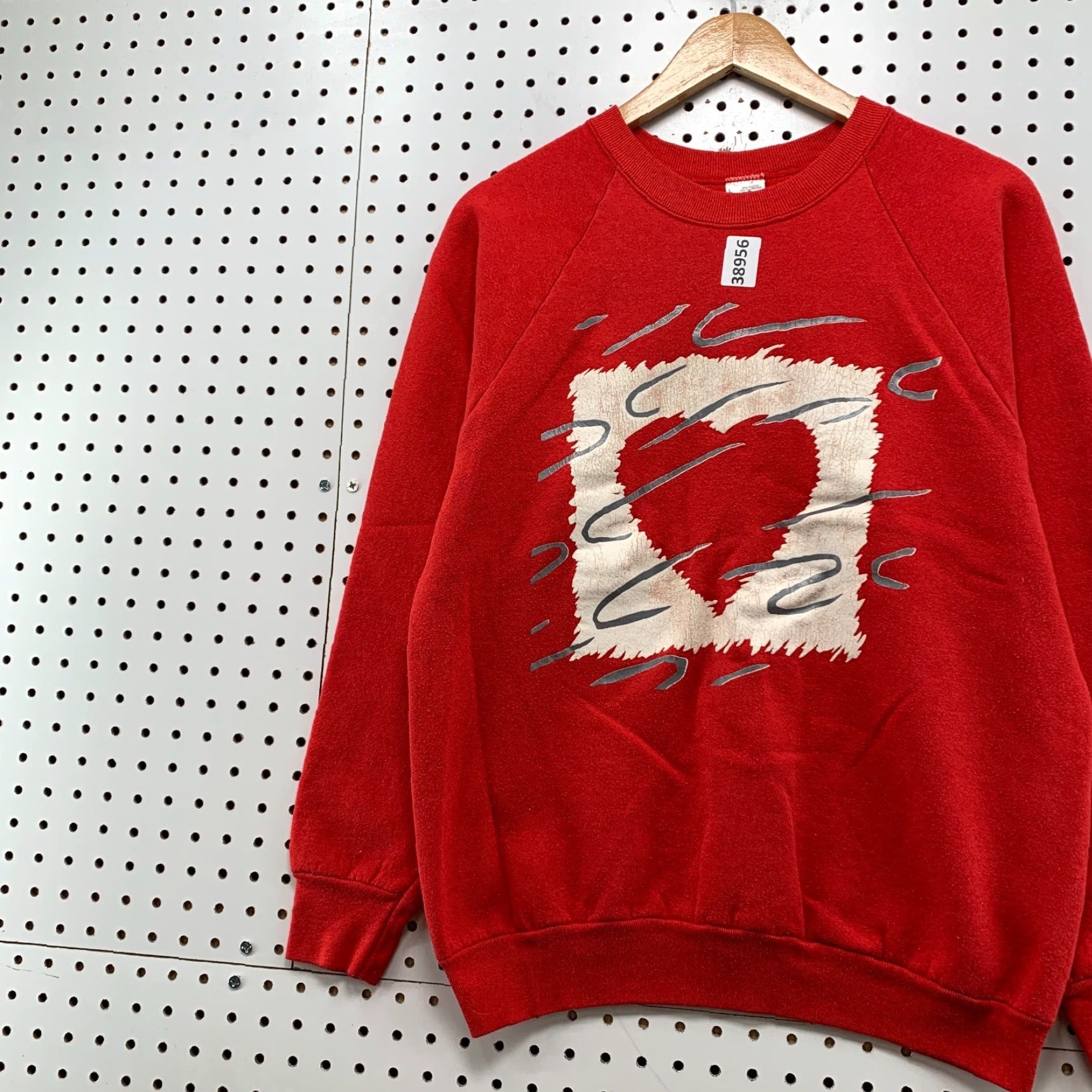 Fruit Of The Loom VINTAGE 90s Valentines Heart Crewneck Sweatshirt Mens Large Red Made USA Size US L / EU 52-54 / 3 - 3 Thumbnail