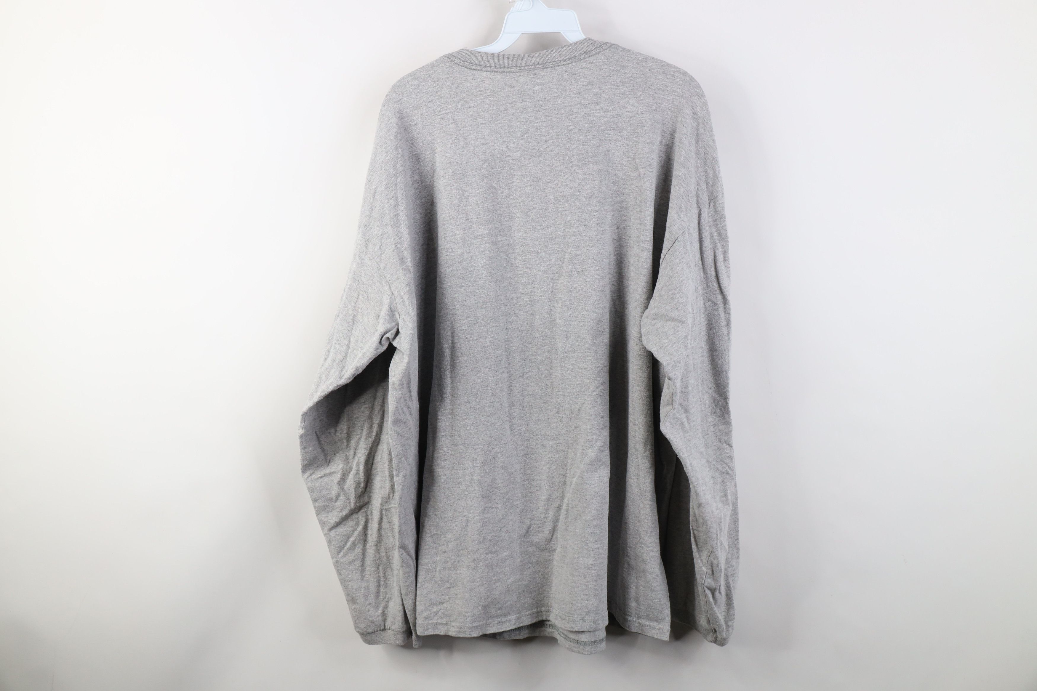 Nike Vintage 90s Y2K Nike Air Jordan Long Sleeve T-Shirt Gray USA Size US XL / EU 56 / 4 - 12 Thumbnail