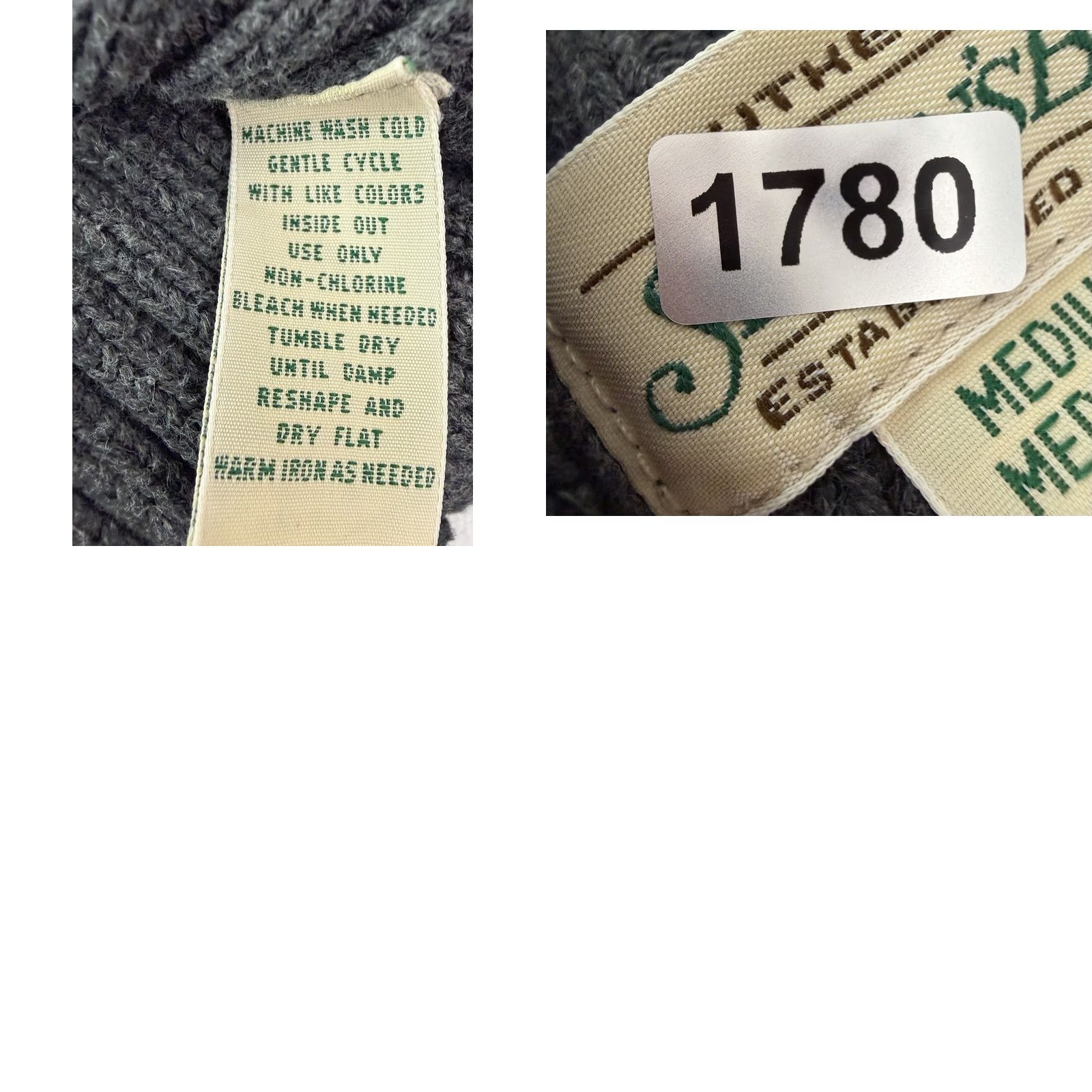 Vintage VINTAGE St. John's Bay Sweater Shirt Womens S Raglan Mock Neck Charcoal Gray Cotton Pullover 80s 90s Grunge Retro Womens Size S / US 4 / IT 40 - 9 Thumbnail