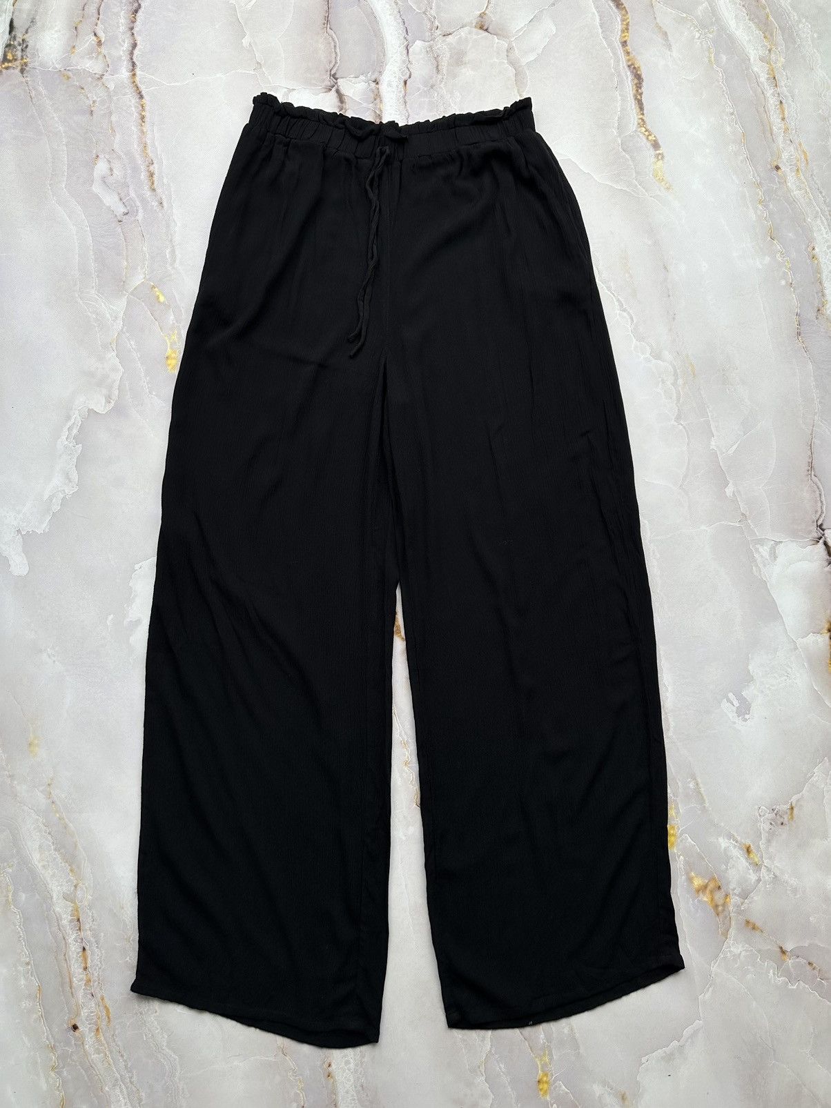 image of Avant Garde x Vintage Wide Pants Yohji Style in Black, Men's (Size 32)