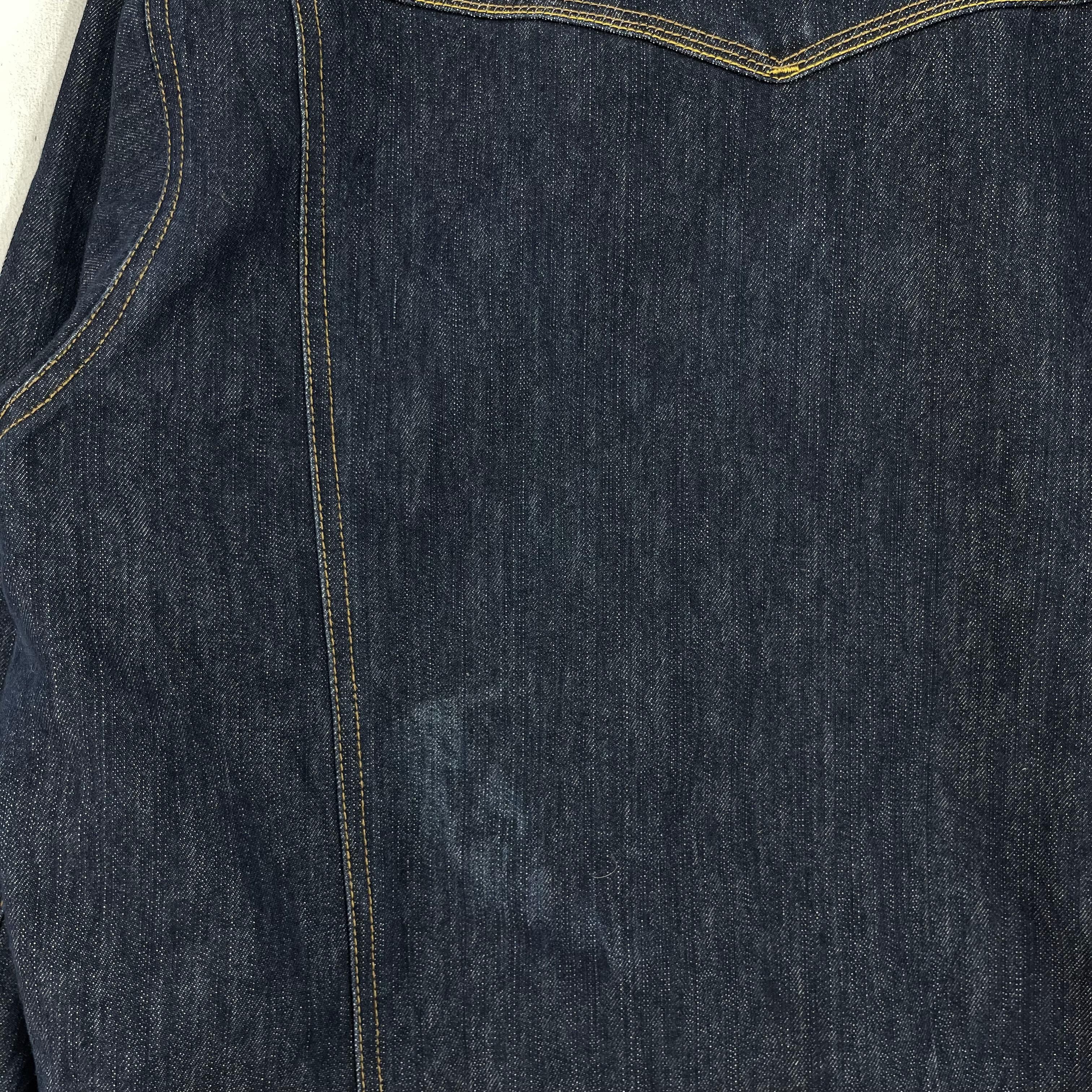 Japanese Brand × Vintage VintageENRIVER Denim Trucker Zipper Dark Washed Jacket Size US M / EU 48-50 / 2 - 10 Thumbnail