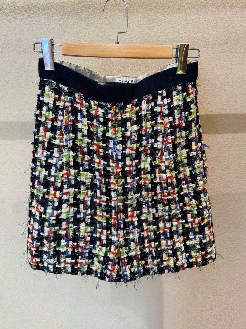 Chanel Chanel Current Series Color Braided Plid Shorts Size 25" / US 0 / IT 36 - 1 Thumbnail