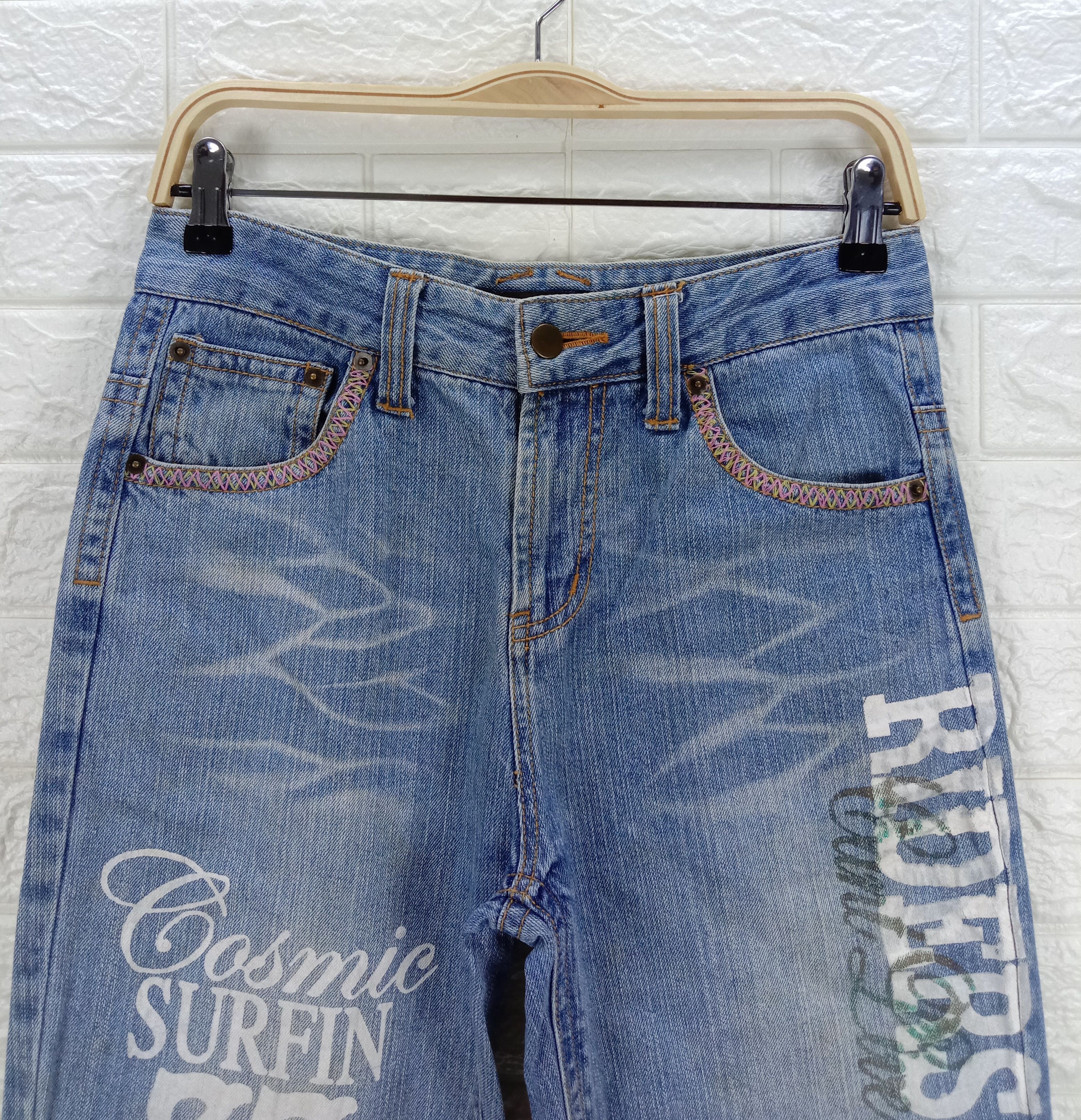 In The Attic Vintage In The Attic Patched Surf Style Jeans Size US 30 / EU 46 - 3 Thumbnail