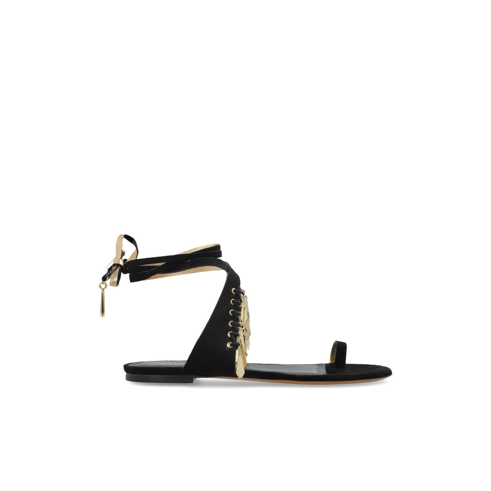 Isabel Marant ISABEL MARANT Dreena Black Leather Sandals New & Authentic ( Size US 8 / IT 38 - 4 Thumbnail