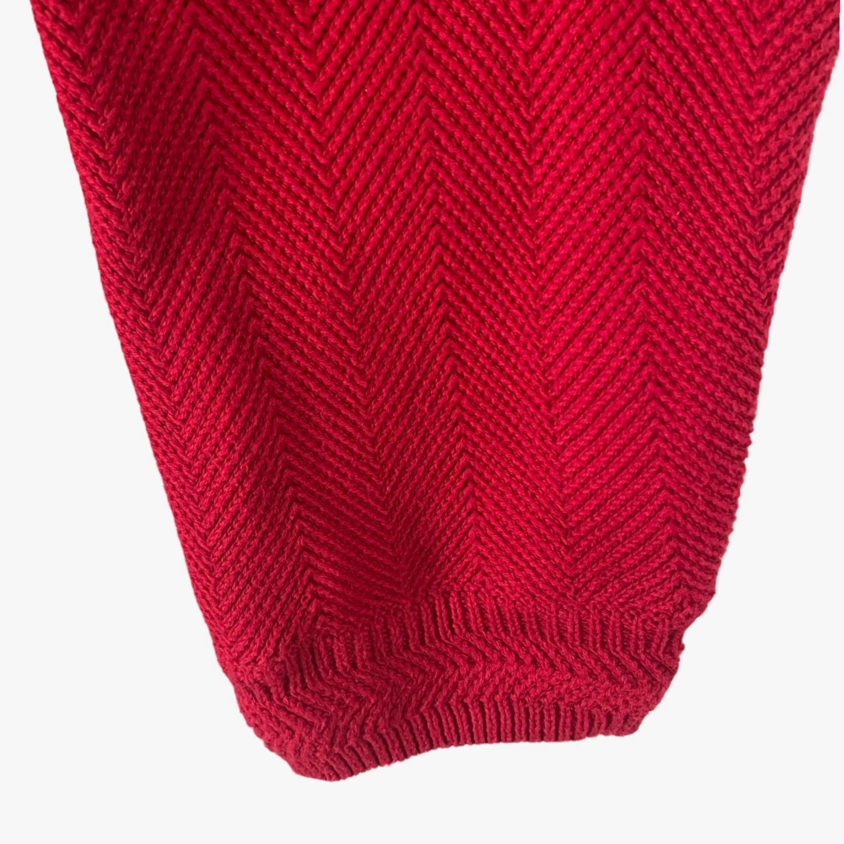Ralph Lauren VINTAGE Ralph Lauren Chaps Crewneck Sweater Red Men L Knitwear Pullover 90s Classic Preppy Embroidered Logo Size US L / EU 52-54 / 3 - 7 Thumbnail
