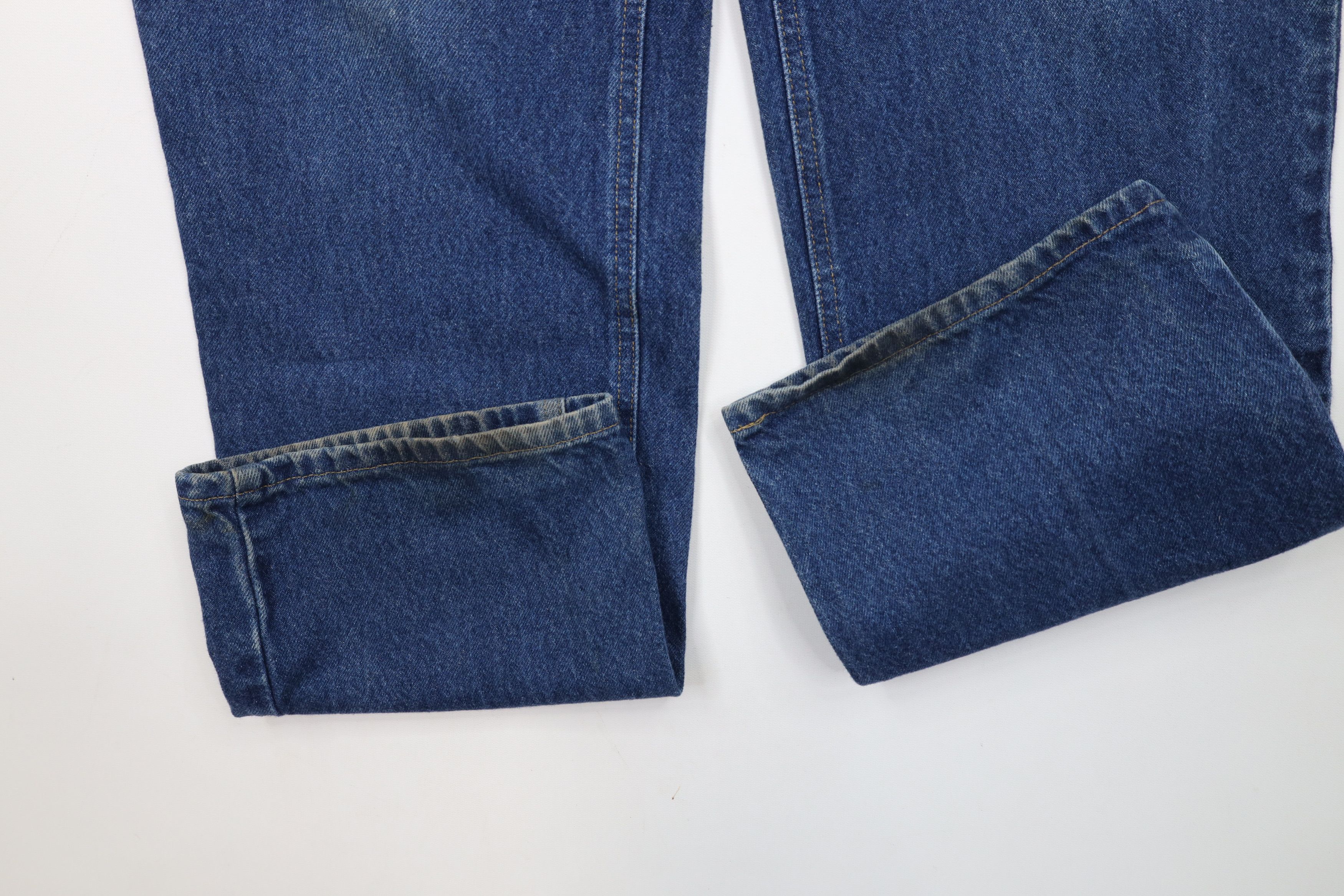 Carhartt × Vintage Vintage Carhartt Spell Out Relaxed Fit Denim Jeans Blue Size US 38 / EU 54 - 6 Thumbnail