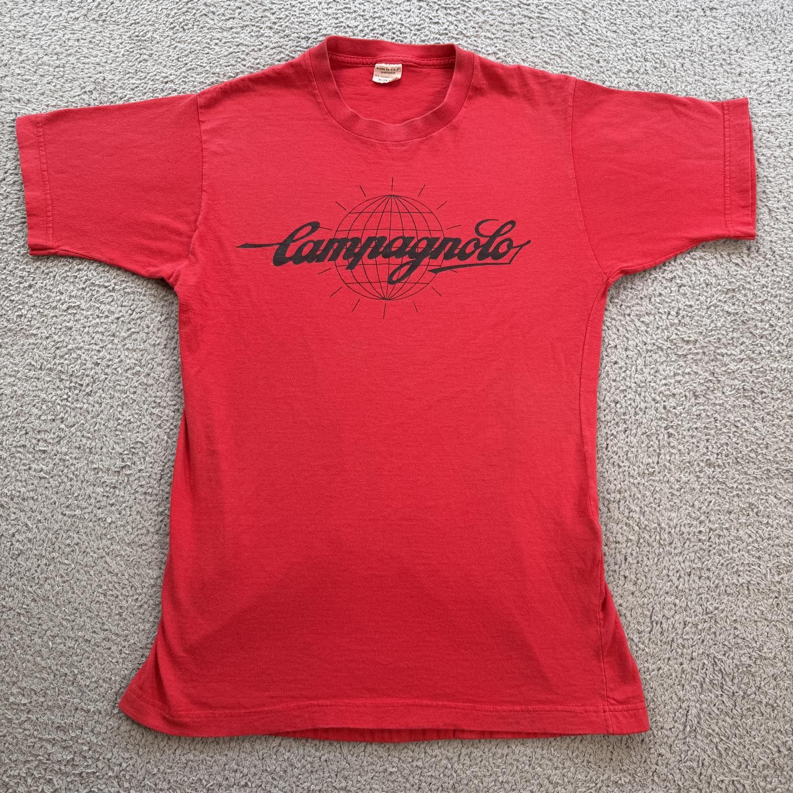 Other Vintage Campagnolo Cycling Jersey T Shirt Made USA Red 90s M Size US M / EU 48-50 / 2 - 1 Thumbnail