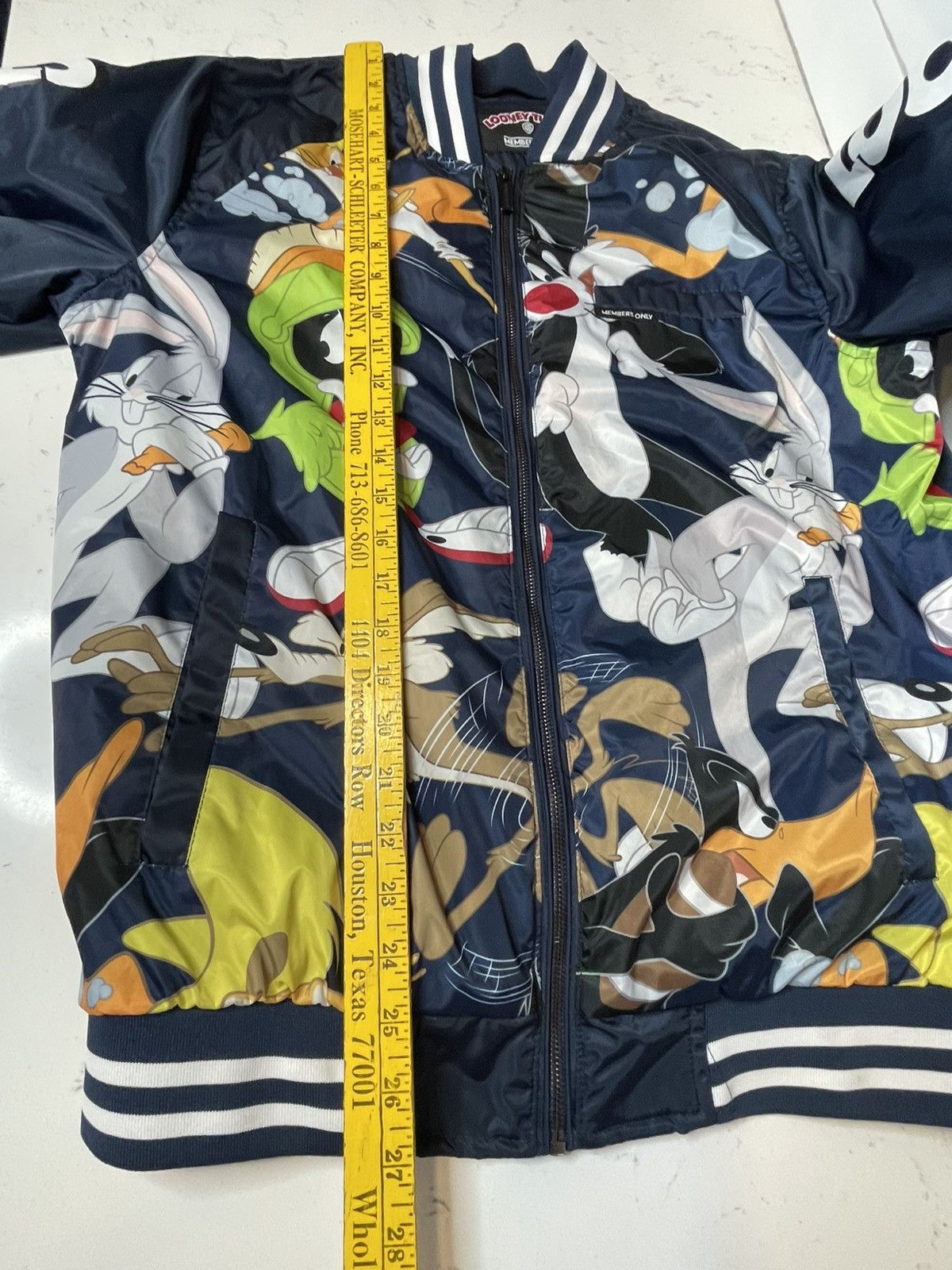 Warner Bros Warner Bros Looney Tunes Members Only Jacket Sz M Size US M / EU 48-50 / 2 - 6 Thumbnail