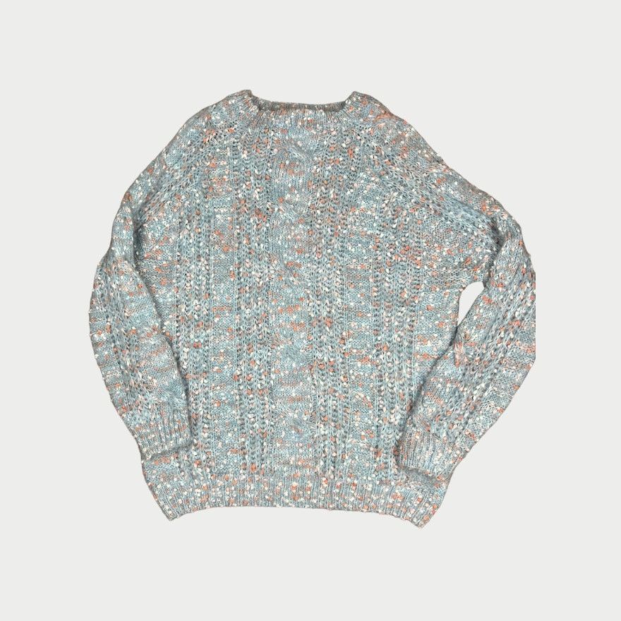 Nordstrom Vine & Love Oversized Glimmer Cable Knit Sweater Size M / US 6-8 / IT 42-44 - 6 Thumbnail