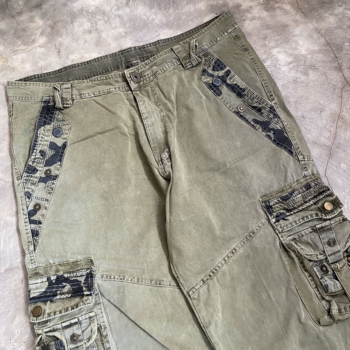 Hysteric Glamour 2000s TBJ Hysteric Style Bondage Cargo Multipocket Pants Size US 36 / EU 52 - 3 Thumbnail