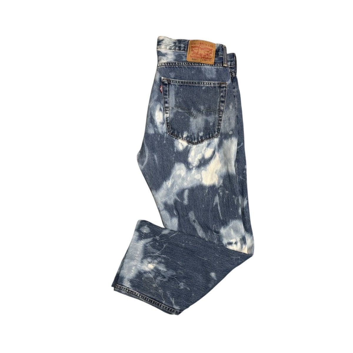 Levi's Y2K LEVIS 505 Bleached / Acid Wash Denim Jeans - One of One Size US 36 / EU 52 - 3 Thumbnail