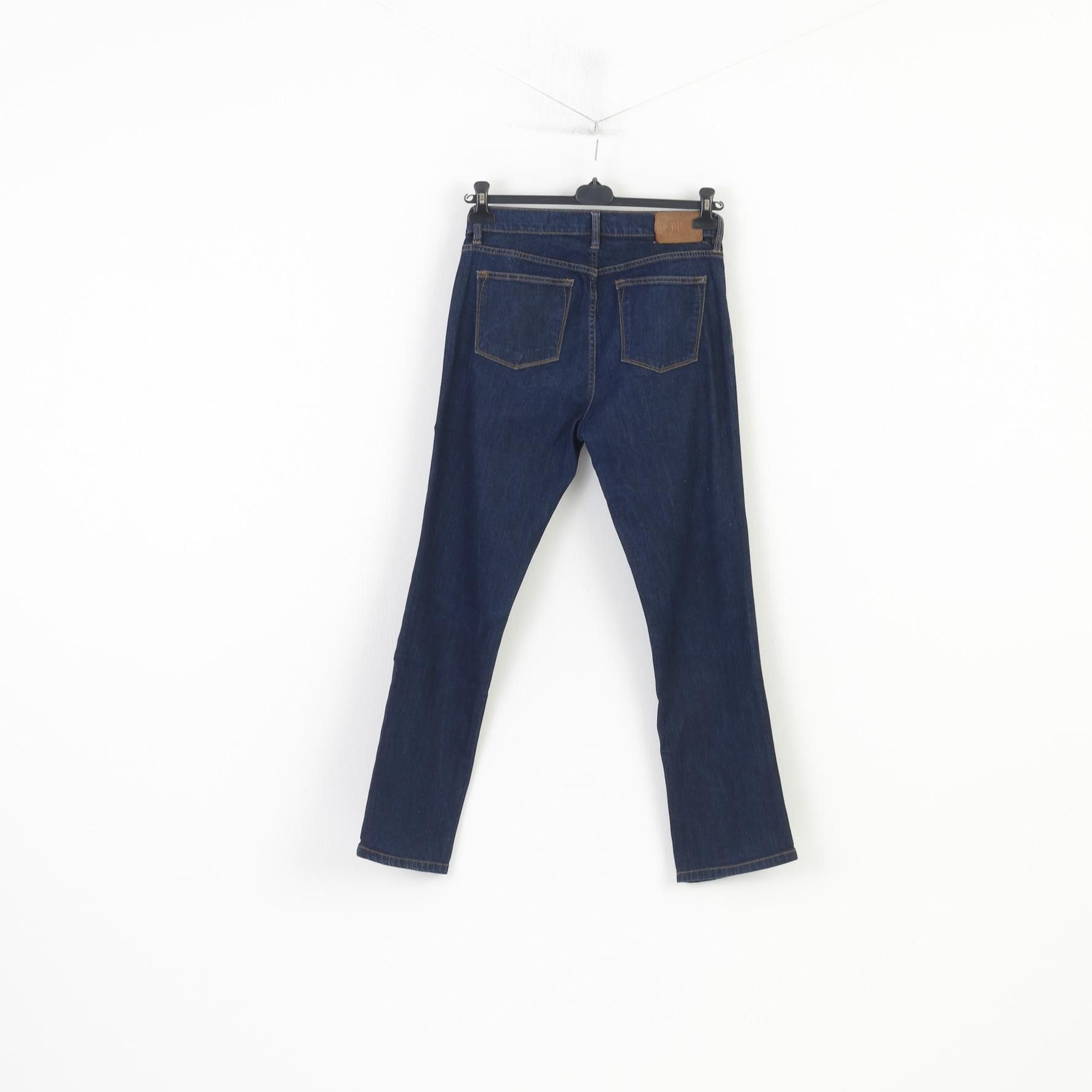 Lauren Ralph Lauren Lauren Jeans Co. Women 6 Trousers Navy Classic Staight 10907 Size 26" / US 2 / IT 38 - 8 Thumbnail