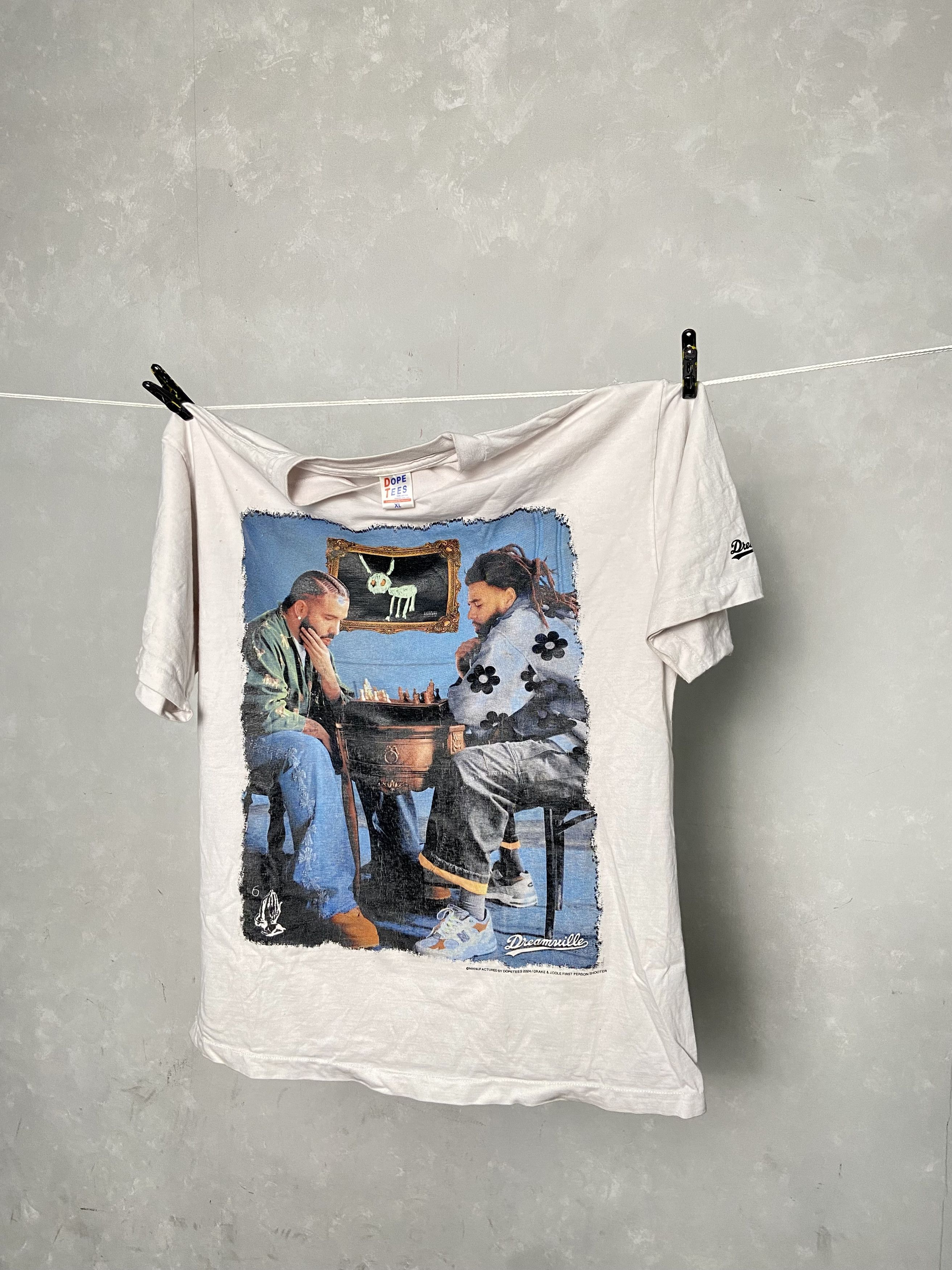 Drake × Rap Tees × Vintage Drake and J.Cole Size US XL / EU 56 / 4 - 1 Thumbnail