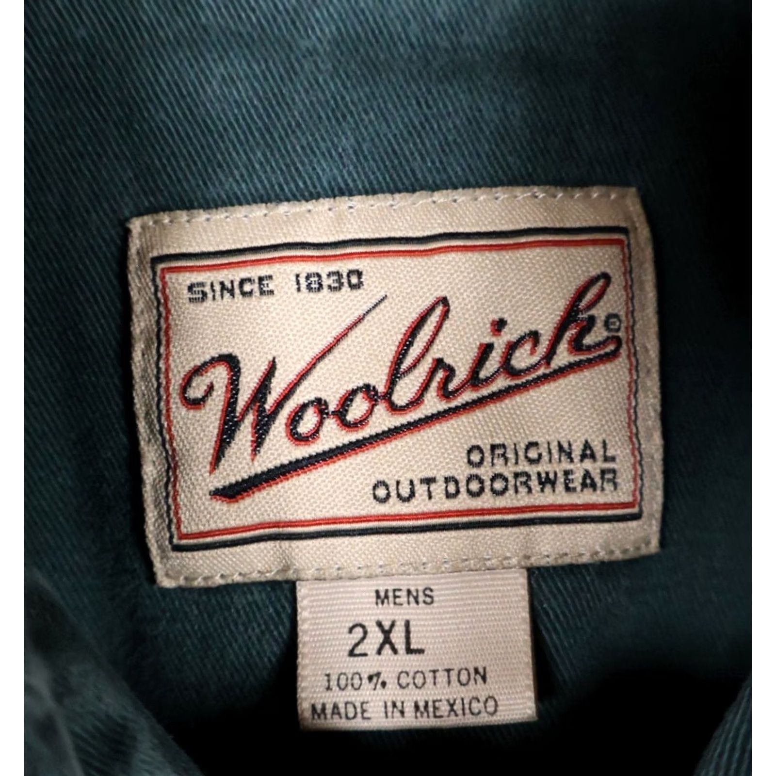 Vintage VINTAGE Woolrich Shooting Shirt Mens 2XL Green Beige Heavy Twill Outdoor Hunting VTG Shirt Button-Up Collared Long Sleeve Cotton 2XL Mens Woolrich Size US XXL / EU 58 / 5 - 3 Thumbnail