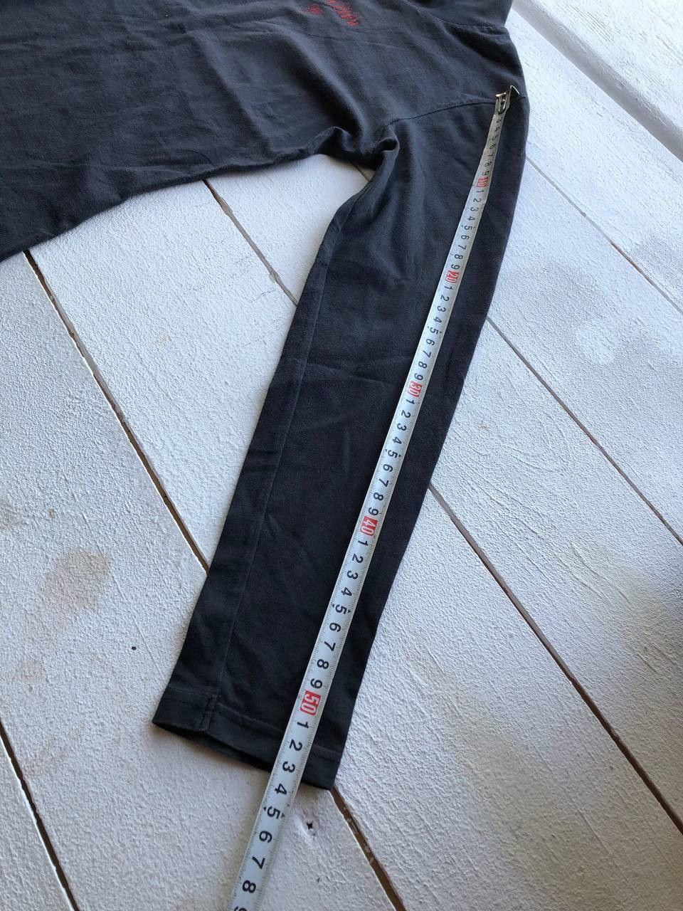 Jean Paul Gaultier 90s Jean Paul Gaultier Centre Logo Cotton Black Long Sleeve Size M / US 6-8 / IT 42-44 - 6 Thumbnail