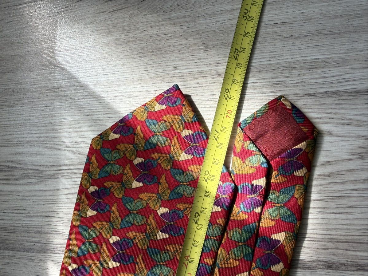 Valentino Rare multicolour Valentino butterfly monogram tie Size ONE SIZE - 16 Thumbnail