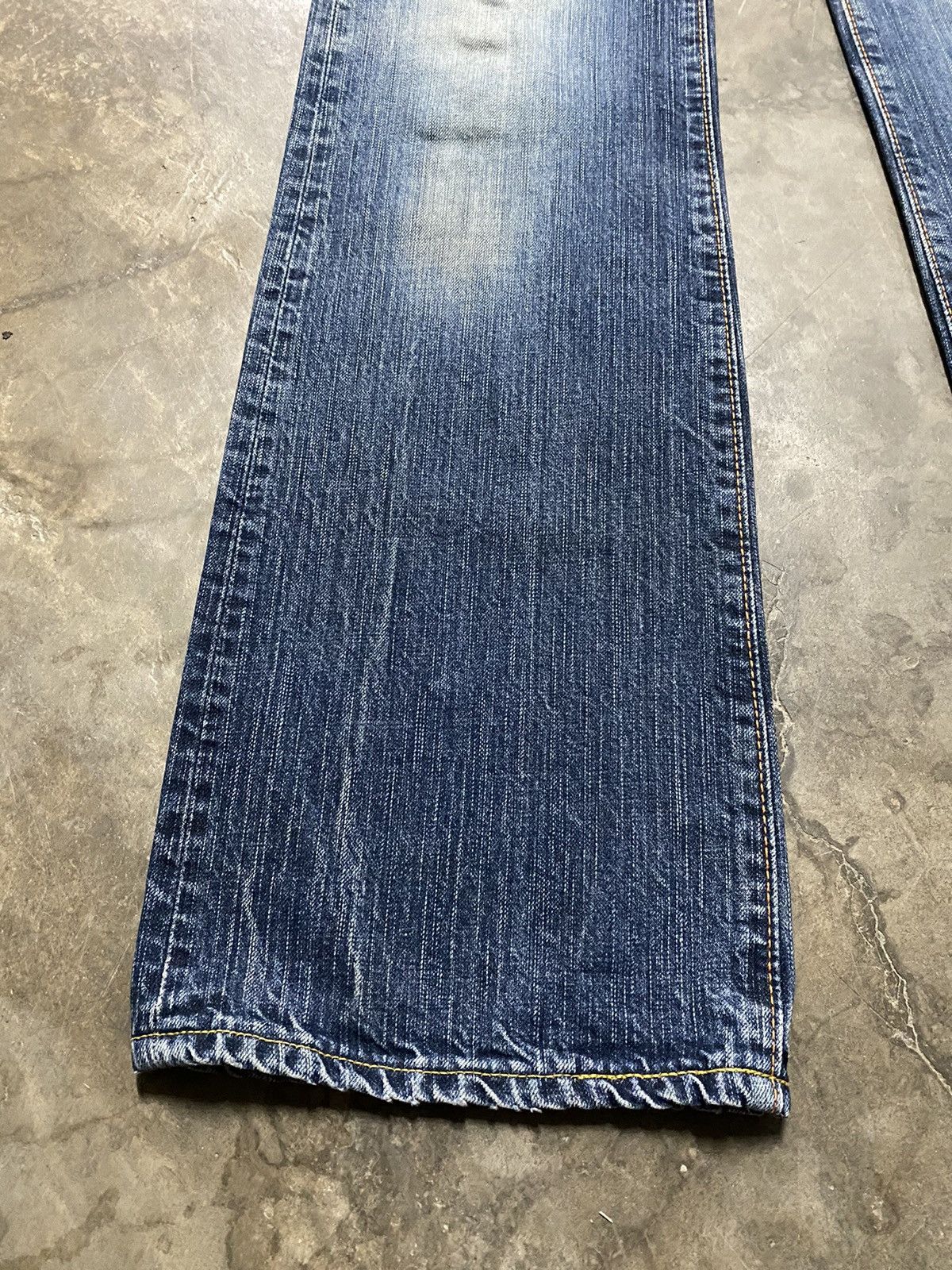 Edwin × If Six Was Nine × Tornado Mart Flare Jeans Vintage Edwin Distressed Denim @act231 Size US 30 / EU 46 - 7 Thumbnail