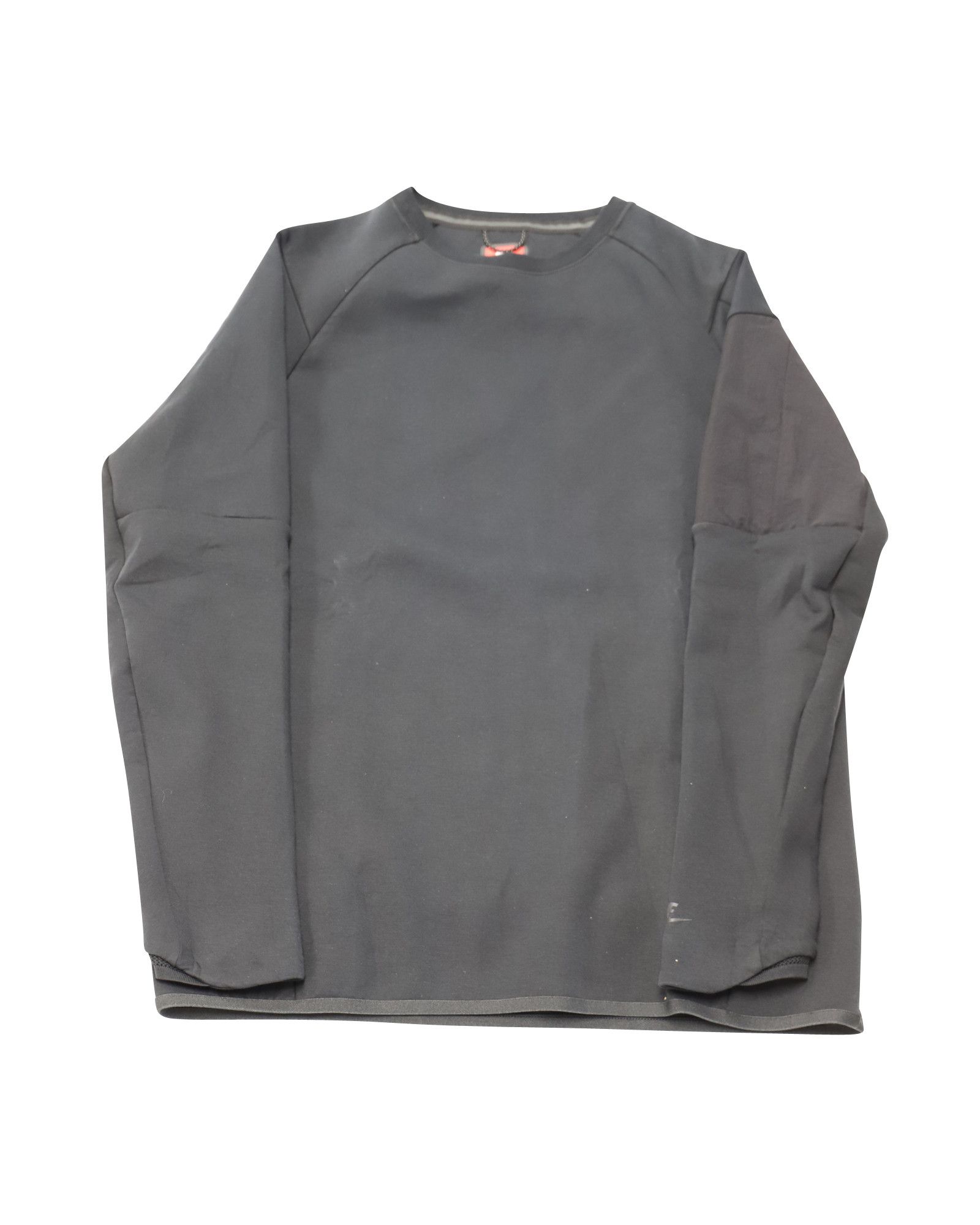 Nike Nike Tech Crewneck Sweatshirt with Shoulder Zipper in Black Size US S / EU 44-46 / 1 - 1 Thumbnail