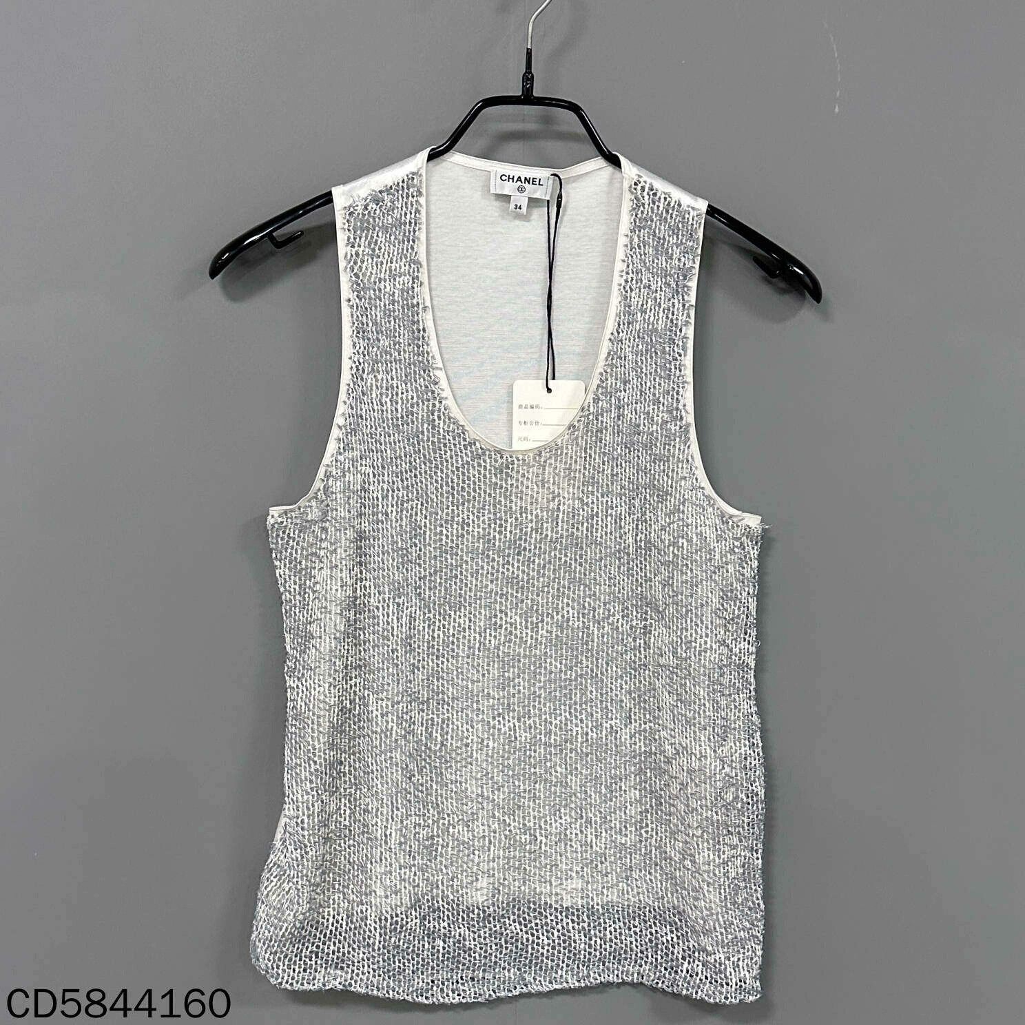 Chanel Chanel White Tank Top it_34 Women Size XXS / US 00 / IT 34 - 1 Thumbnail