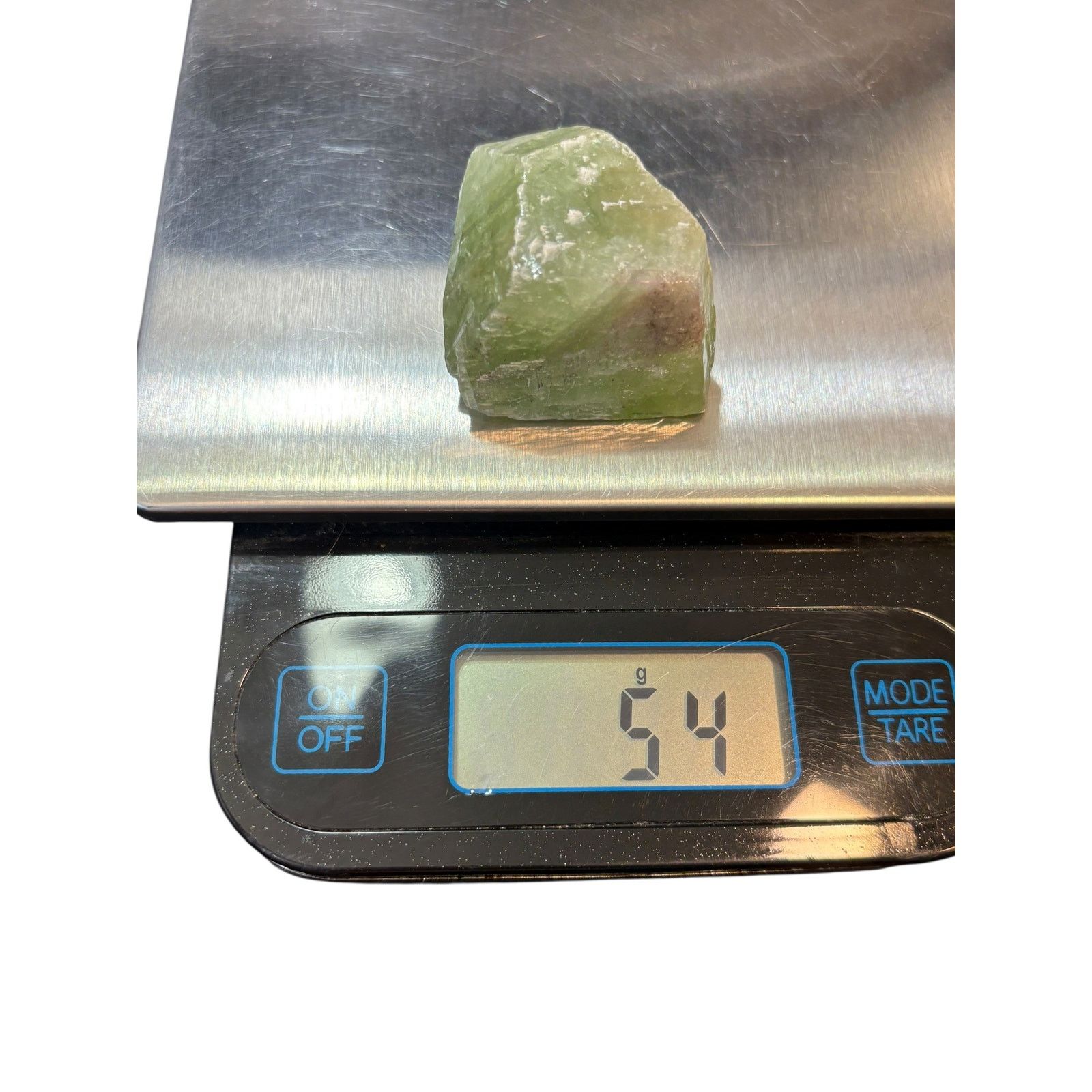 Other Raw Green Calcite Crystal 54g Natural Healing Stone Chunk Size ONE SIZE - 4 Thumbnail