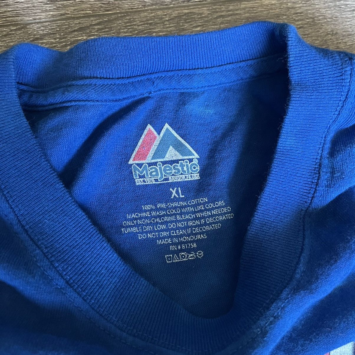 NFL Vintage NFL Majestic New York Giants Helmet Tie Dye T Shirt Size US XL / EU 56 / 4 - 5 Thumbnail
