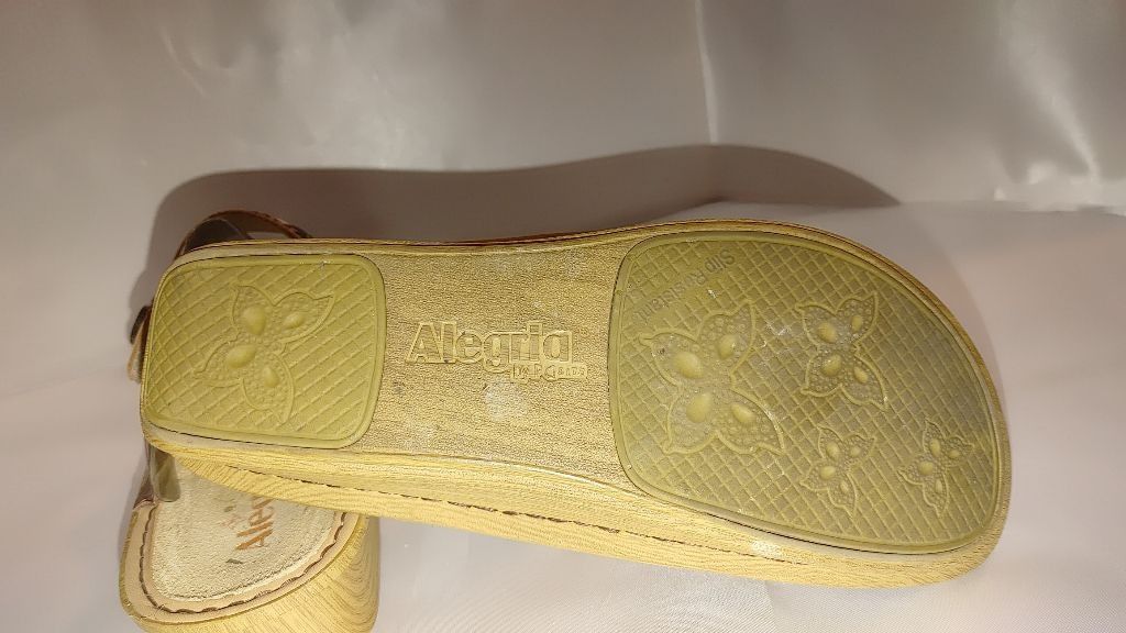 Alyx Alegria Clara Coco CLA 612 leather slip-on sandals size 38 Size US 7.5 / IT 37.5 - 10 Thumbnail