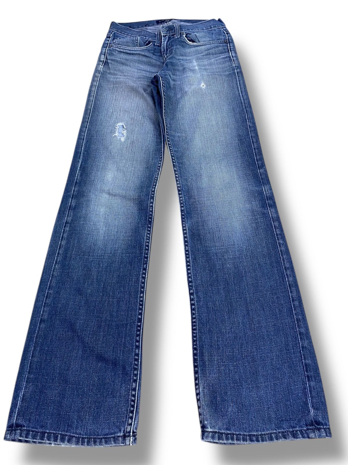 Japanese Brand Japanese Brand Blue Faded Wash Style Loose Jeans Size US 28 / EU 44 - 1 Thumbnail