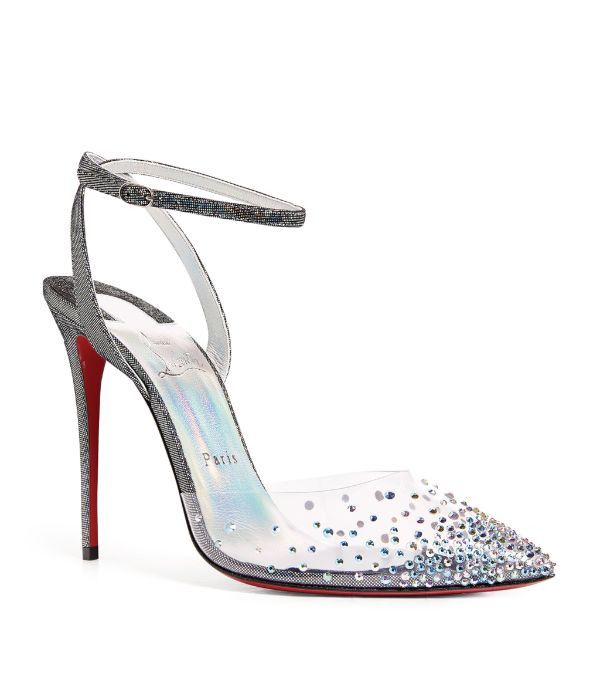 Christian Louboutin o1s1wg110924 Spikaqueen Pumps in Silver Size US 6 / IT 36 - 2 Thumbnail