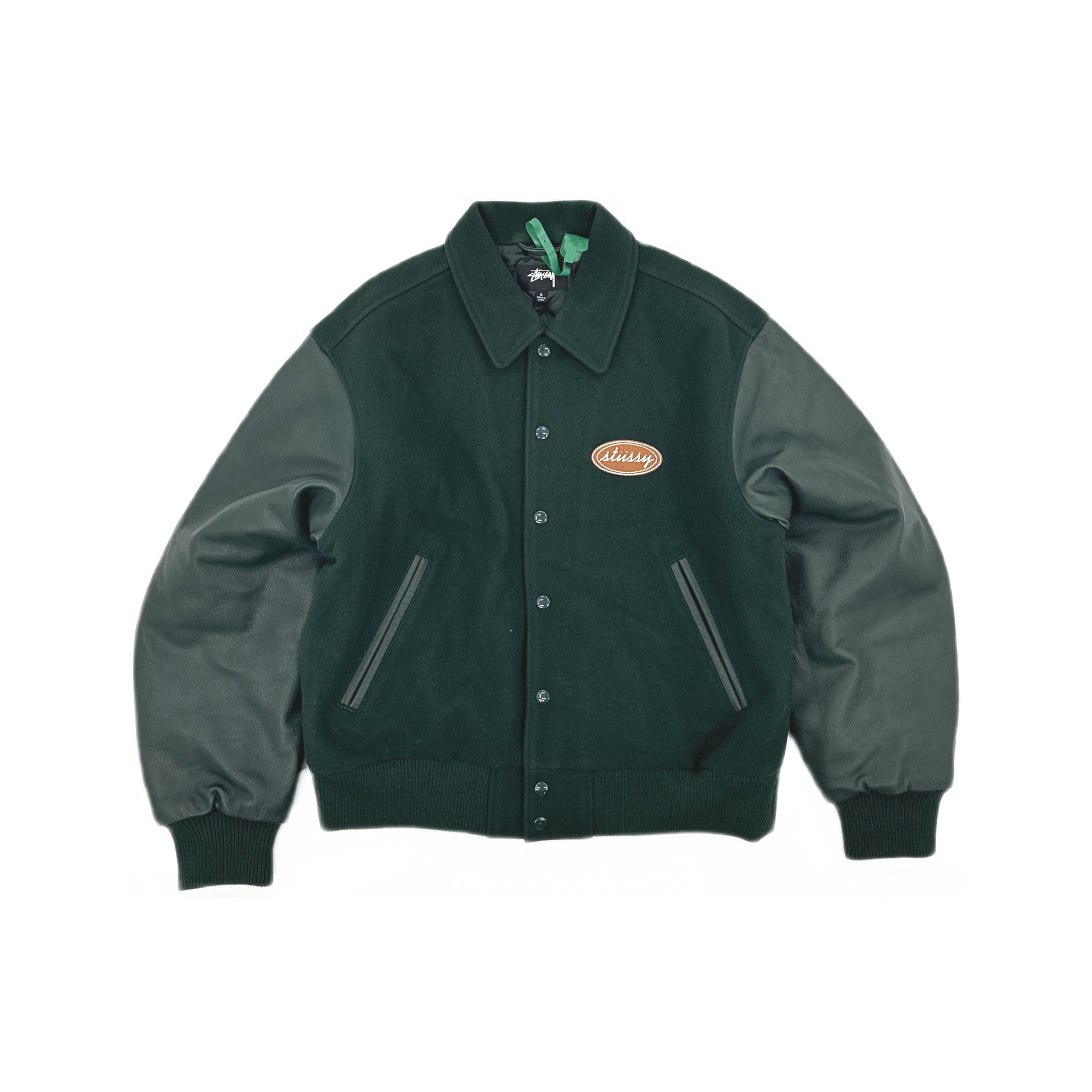 Stussy Stussy Script Oval Varsity Jacket Size L Size US L / EU 52-54 / 3 - 1 Thumbnail