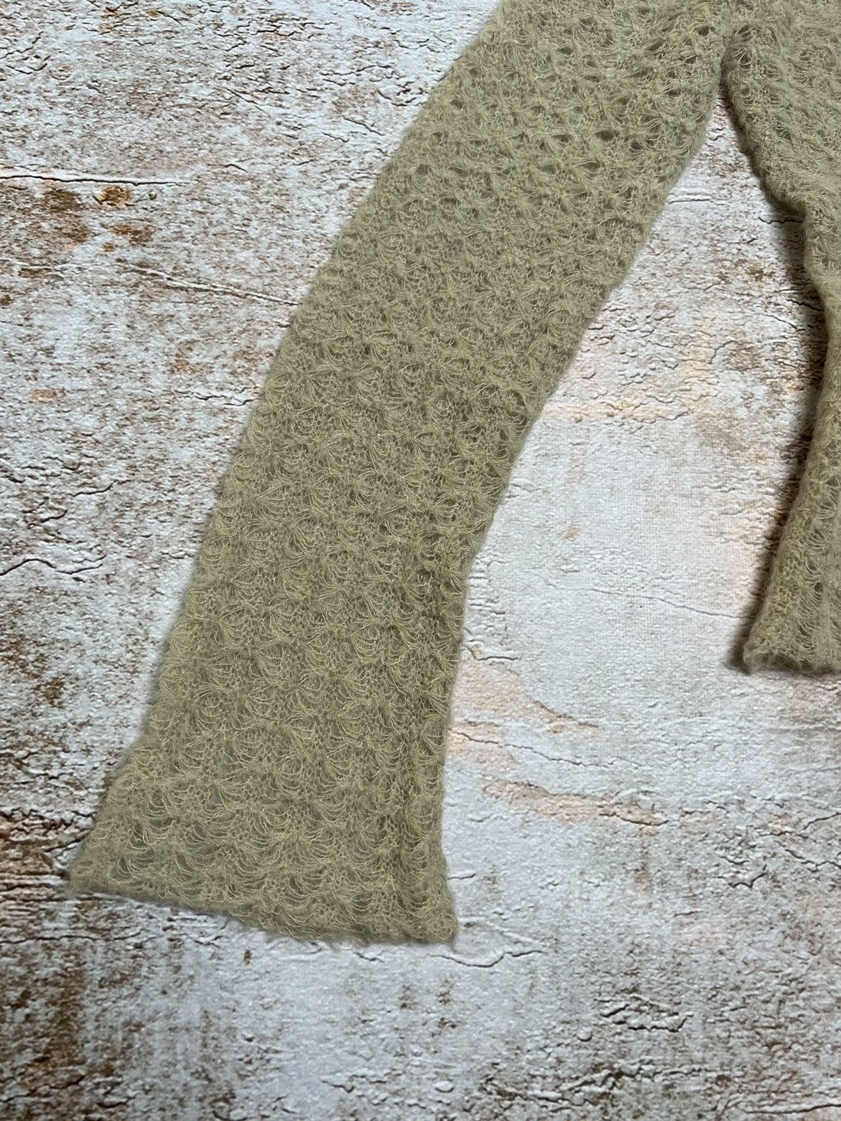 Vintage Vintage Japanese knit mesh cardigan Size M / US 6-8 / IT 42-44 - 2 Thumbnail
