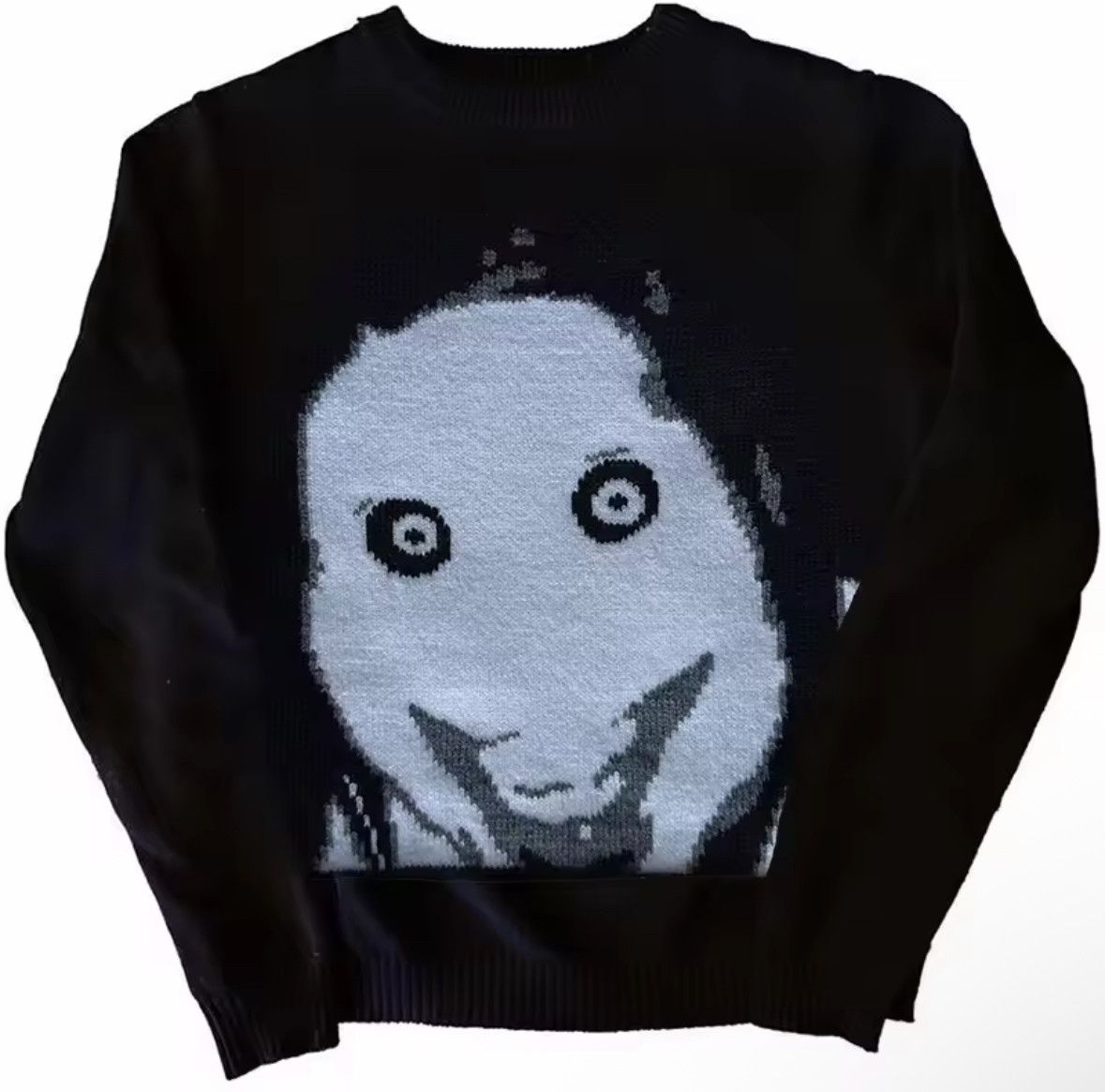 Other Gothic Y2K Anime Jacquard Pullover Knit Oversized Sweater Size US L / EU 52-54 / 3 - 1 Thumbnail