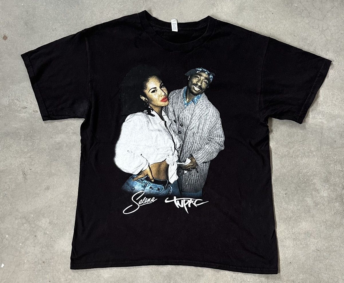 Vintage VINTAGE SELINA x TUPAC TEE Size US M / EU 48-50 / 2 - 1 Thumbnail
