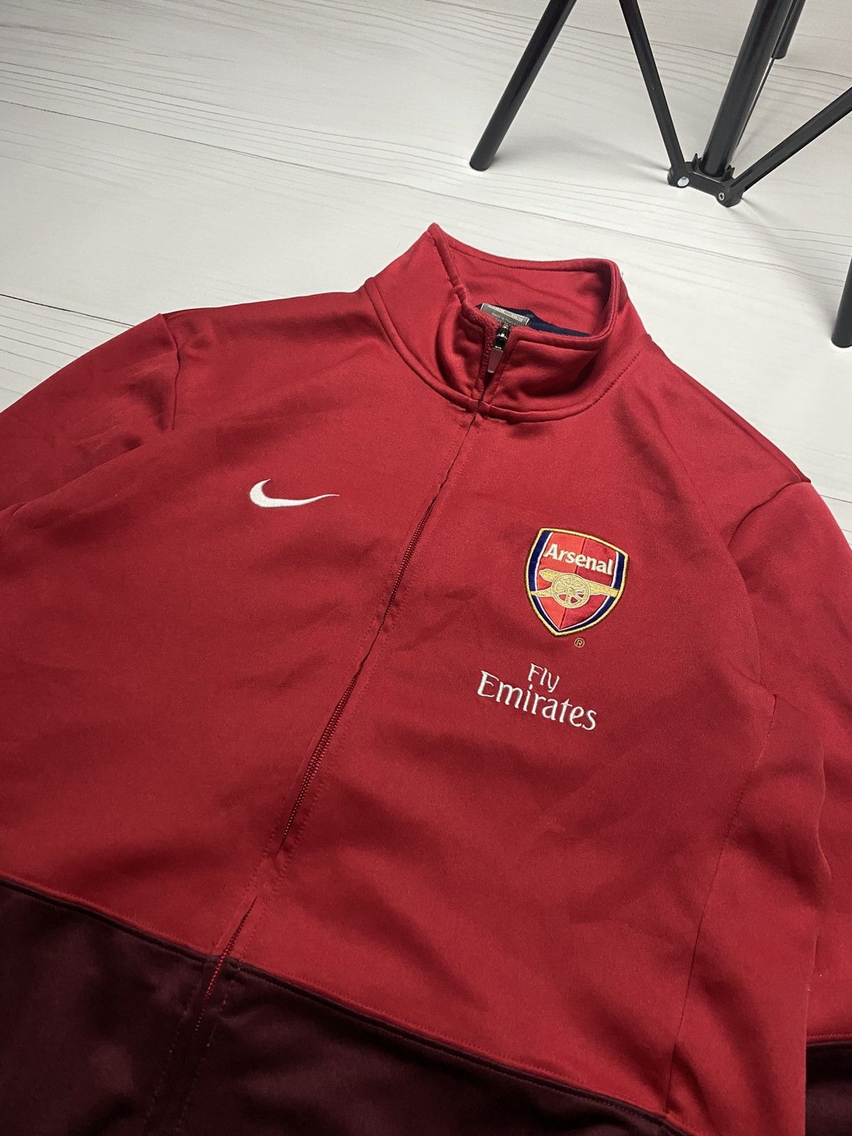 Nike × Vintage Vintage Nike Arsenal training soccer football y2k jacket Size US XL / EU 56 / 4 - 10 Thumbnail