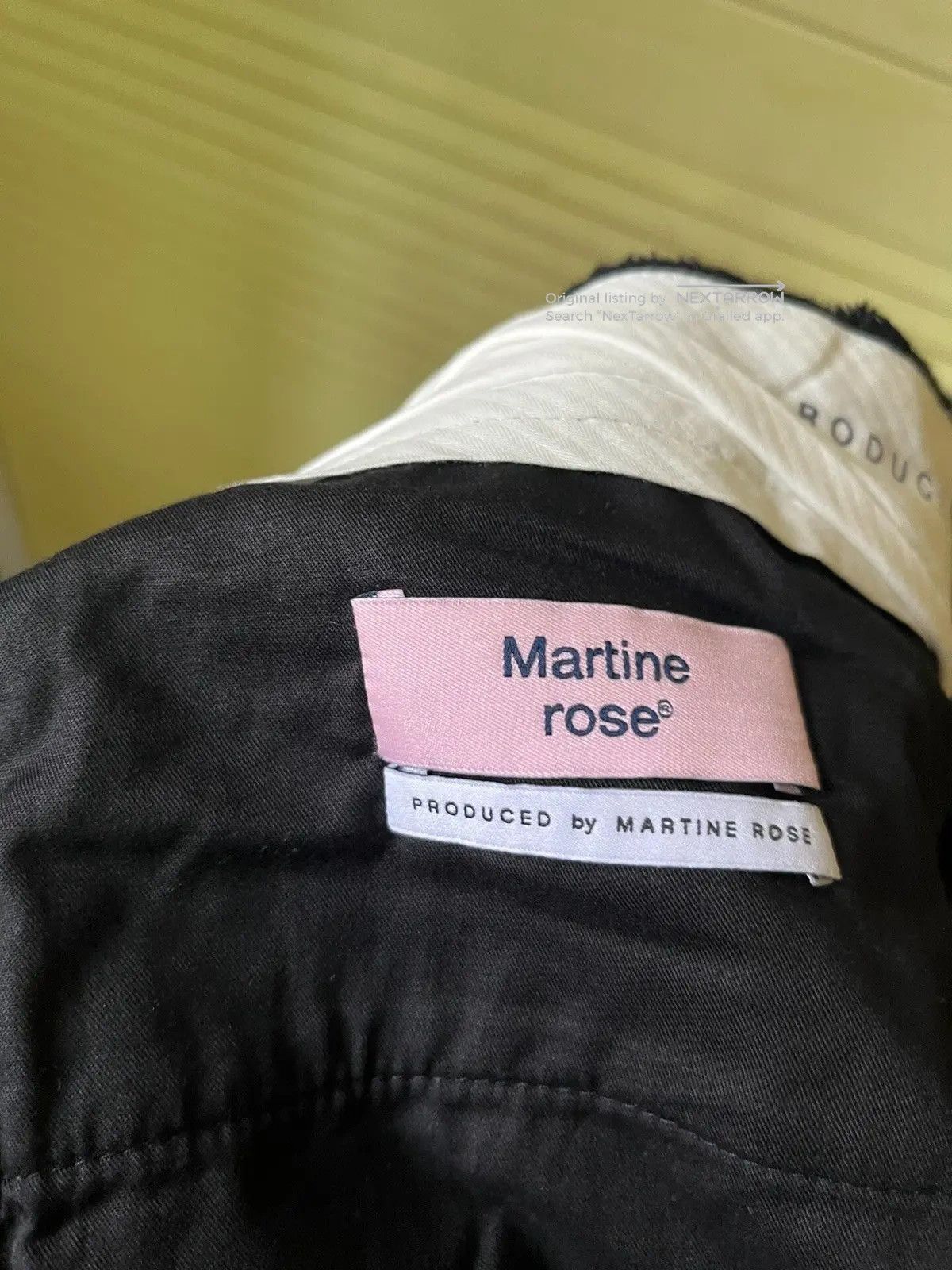 Martine Rose Fuzzy Trousers Bbbb15/2608 in Black, Men's (Size 32) — image 3 of 4