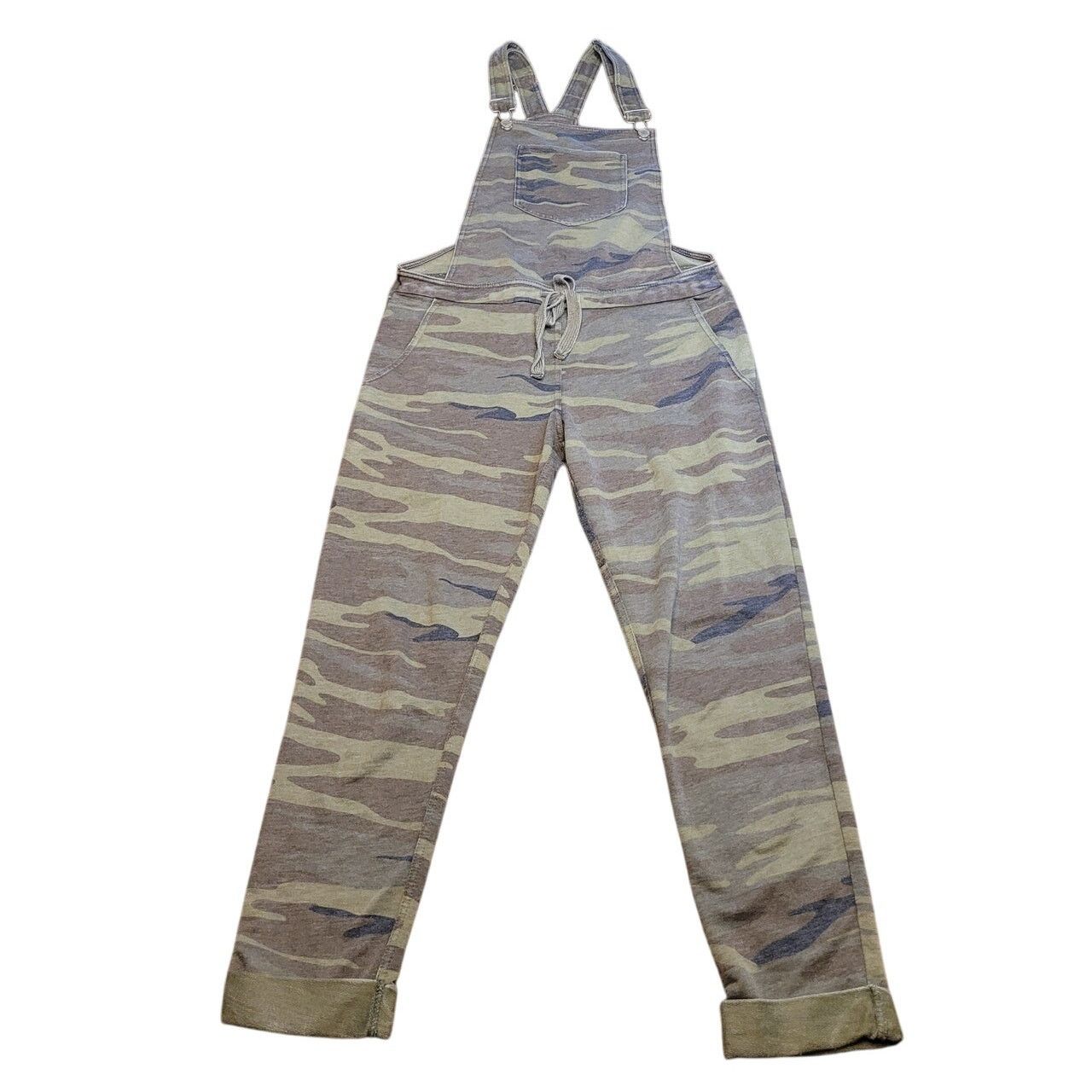 Z Supply Z SUPPLY Overalls XS Green Camo Stretch Knit Cuffed Size 30" / US 8 / IT 44 - 1 Thumbnail