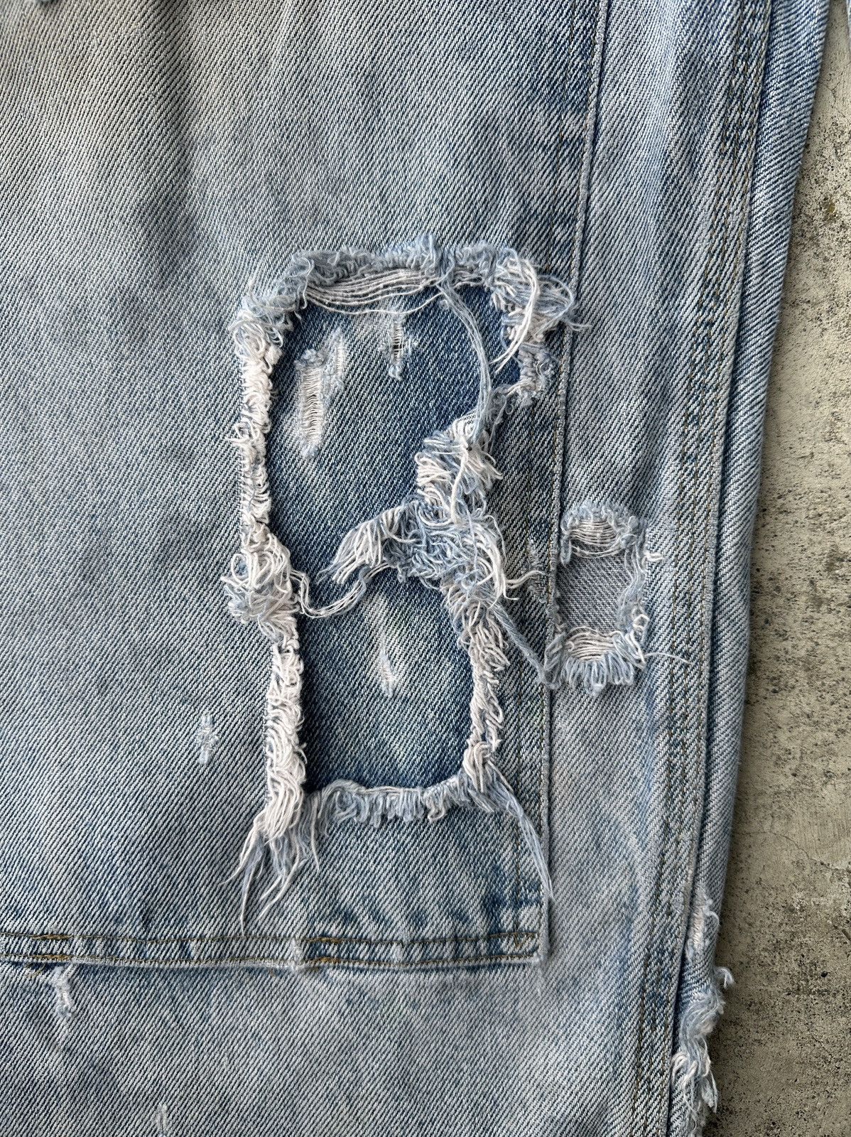 Carhartt Trashed Stonewash Doubleknee Dungaree Carpenter work pant Size US 42 / EU 58 - 12 Thumbnail