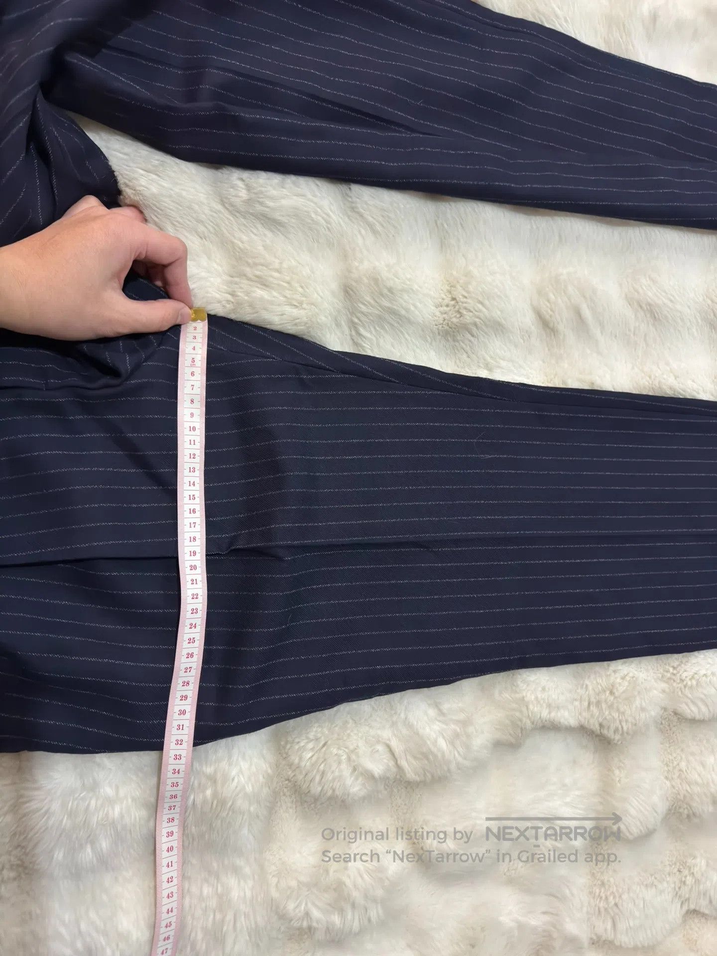 Saint Laurent Paris Saint Laurent Paris Double Pleat Flannel Trousers| Size US 30 / EU 46 - 8 Thumbnail