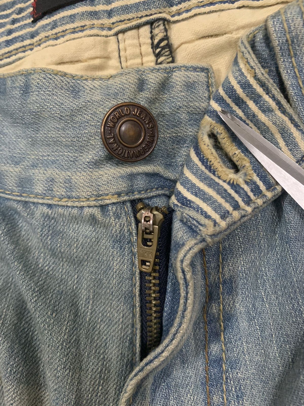 14th Addiction Vintage Japanese Brand Dominate Mud Wash Grunge Jorts Denim Size US 30 / EU 46 - 6 Thumbnail