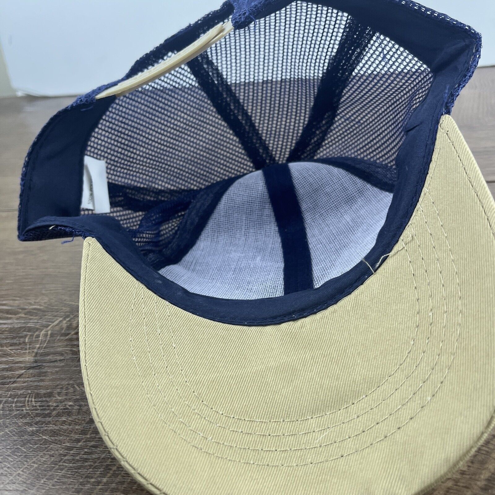 Other Blue Tan Baseball Hat Blue Hat Adjustable Adult Size Blue Ha Size ONE SIZE - 13 Thumbnail