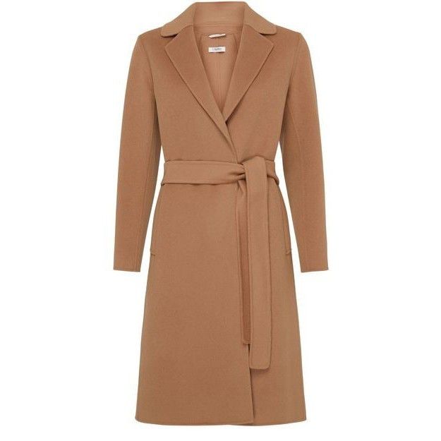 Max Mara MAX MARA Pauline Belted Brown Wool Long Coat New & Authentic Size M / US 6-8 / IT 42-44 - 1 Thumbnail