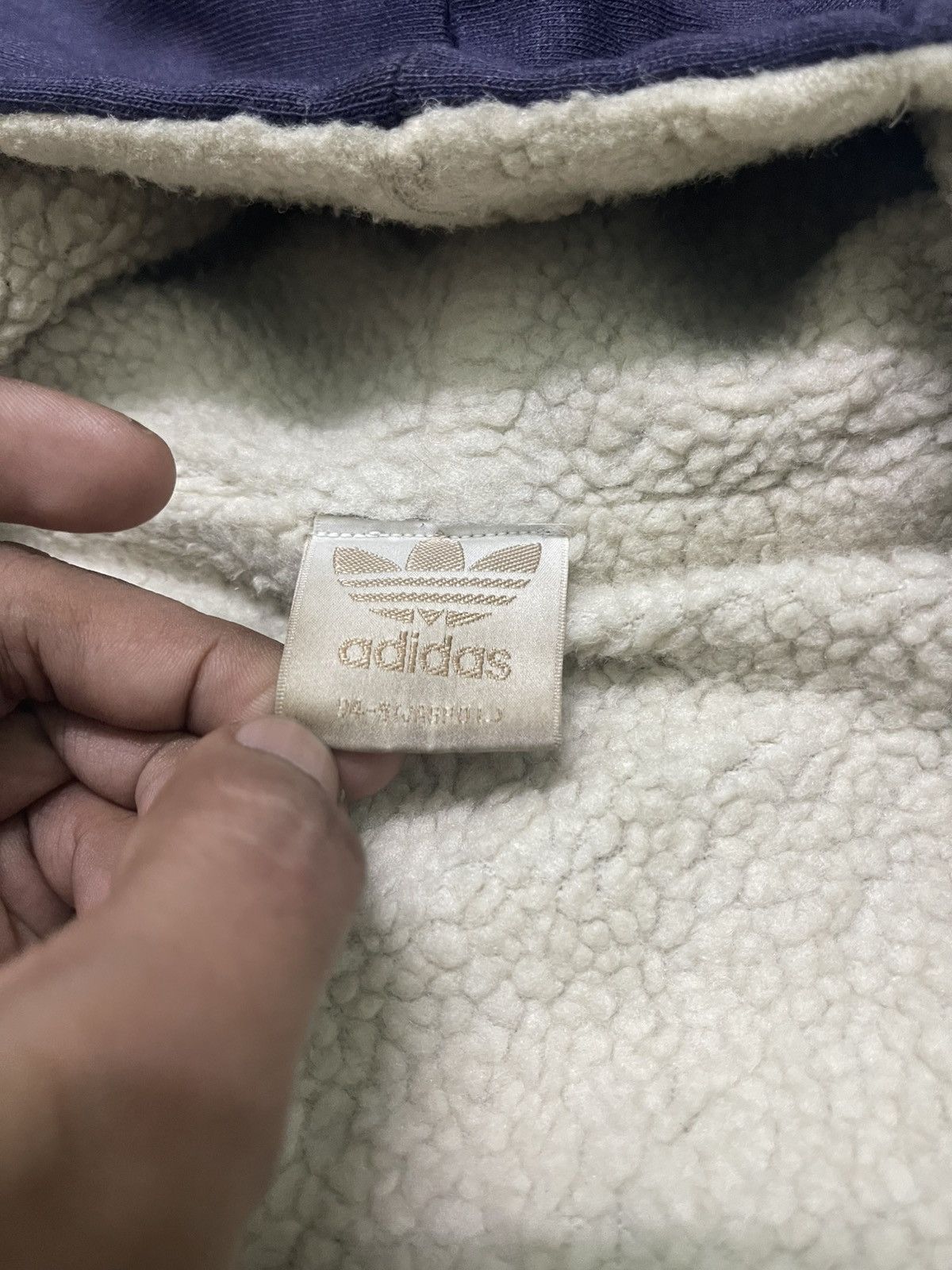 Adidas 90s ADIDAS HOODIE ZIPPER UP RARE DESIGN DISTRESSED Size US XL / EU 56 / 4 - 14 Thumbnail